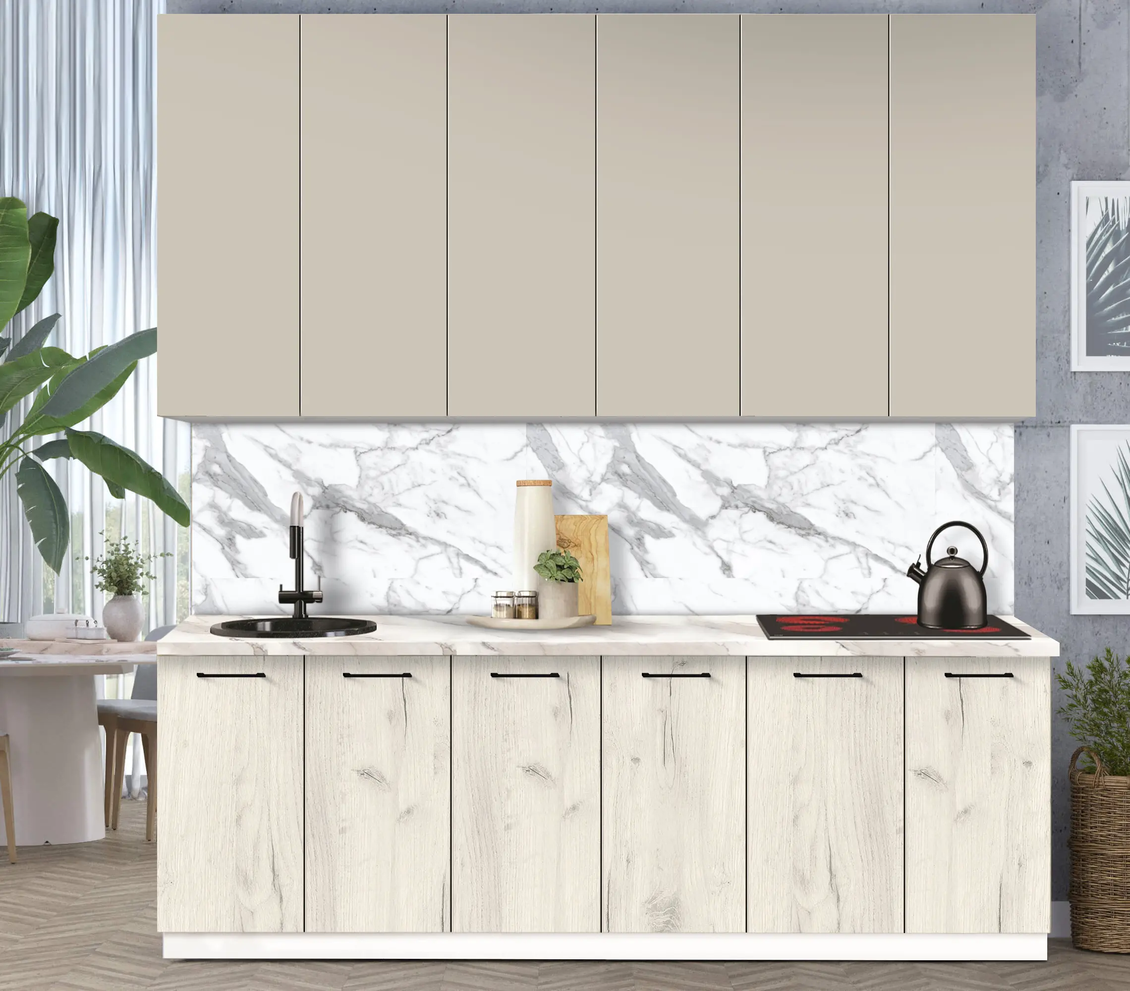 Модульная кухня Modern Bono 3 H110 2.4м