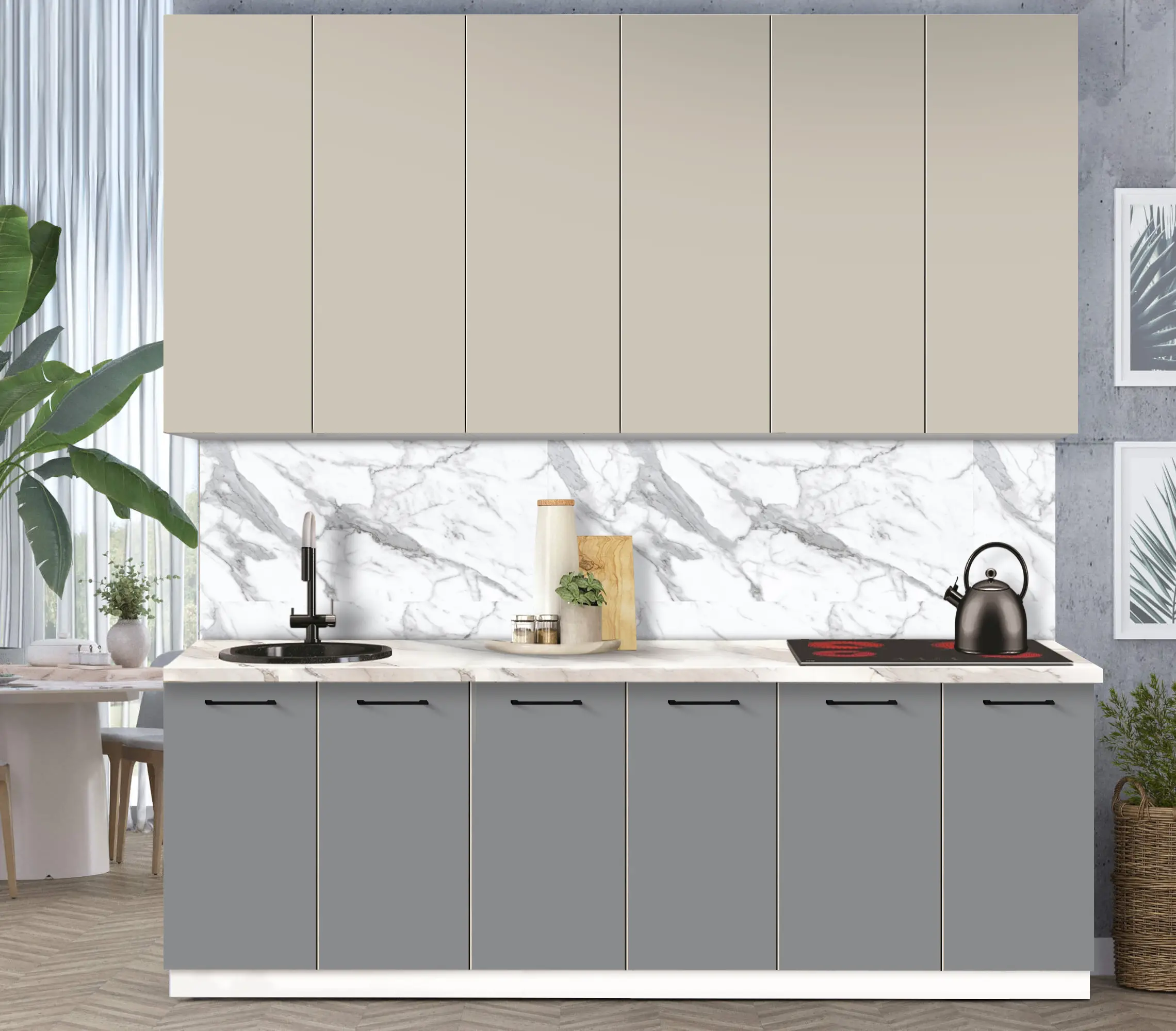 Модульная кухня Modern Bono 3 H110 2.4м