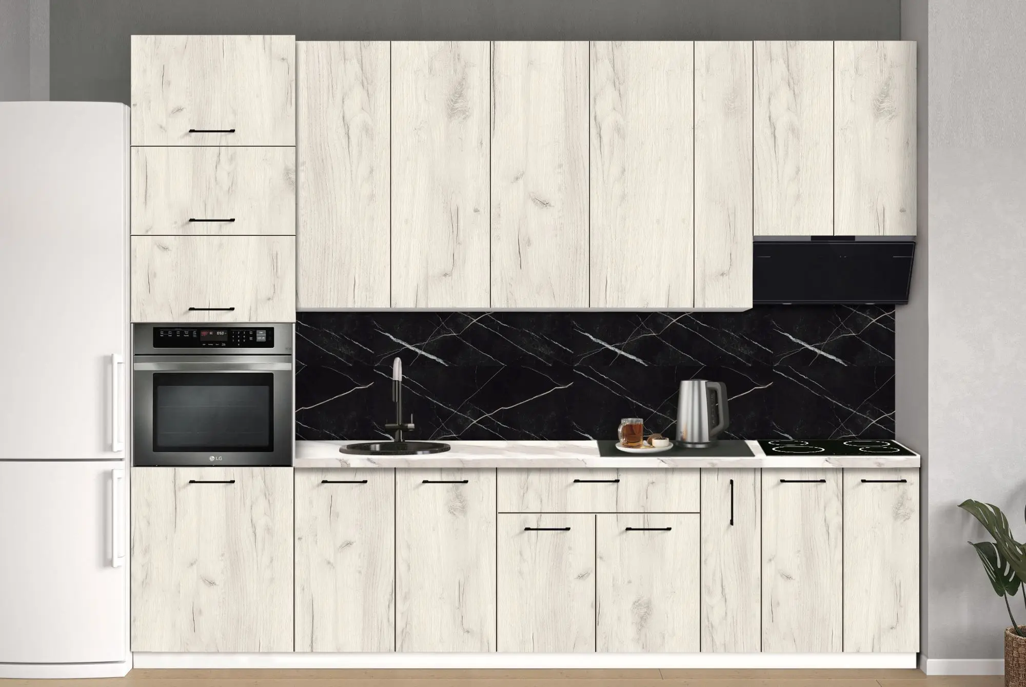 Bucatarie modulara Modern Bono 3 H110 3.0m