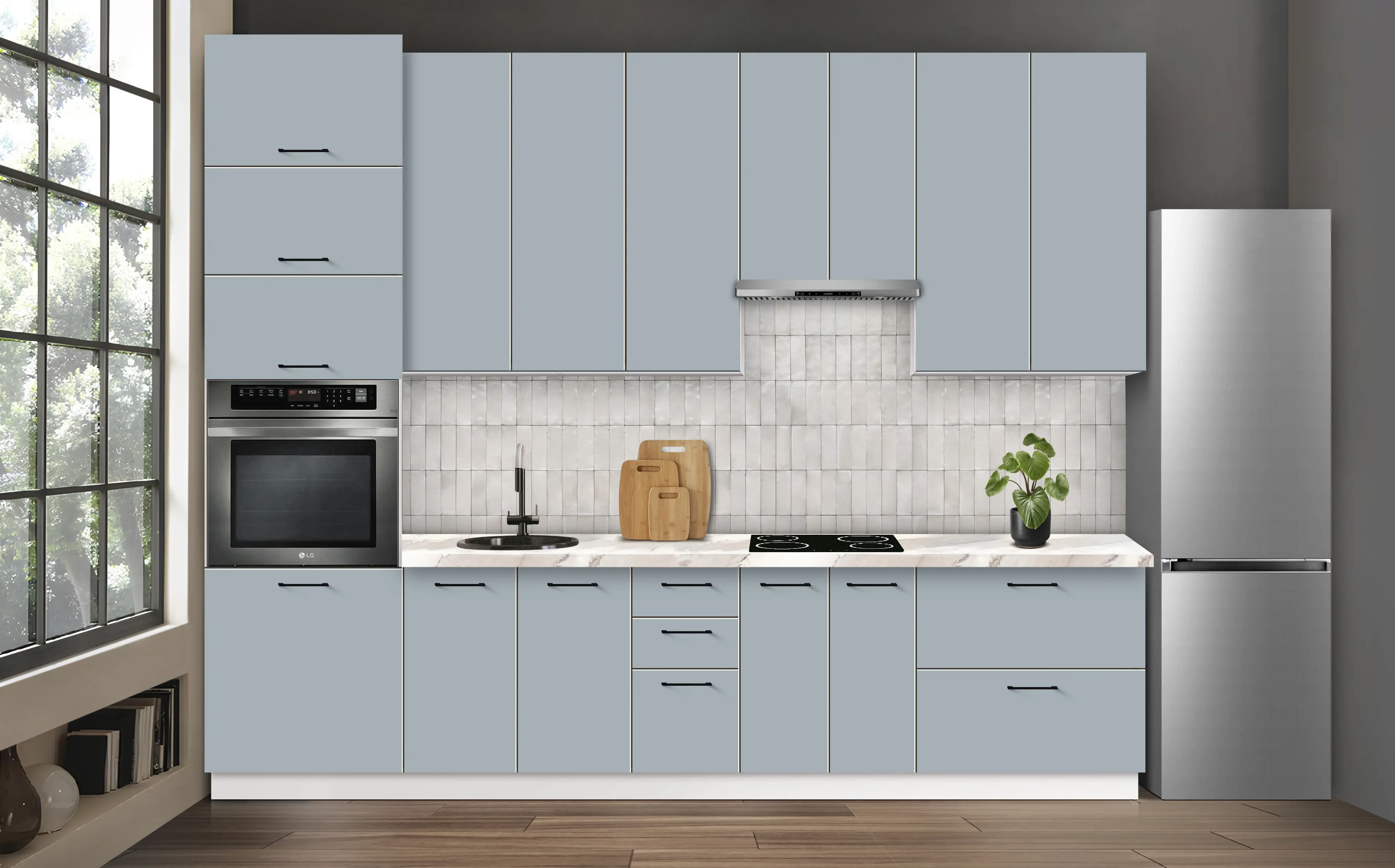 Bucatarie modulara Modern Bono 3 H110 3.2m