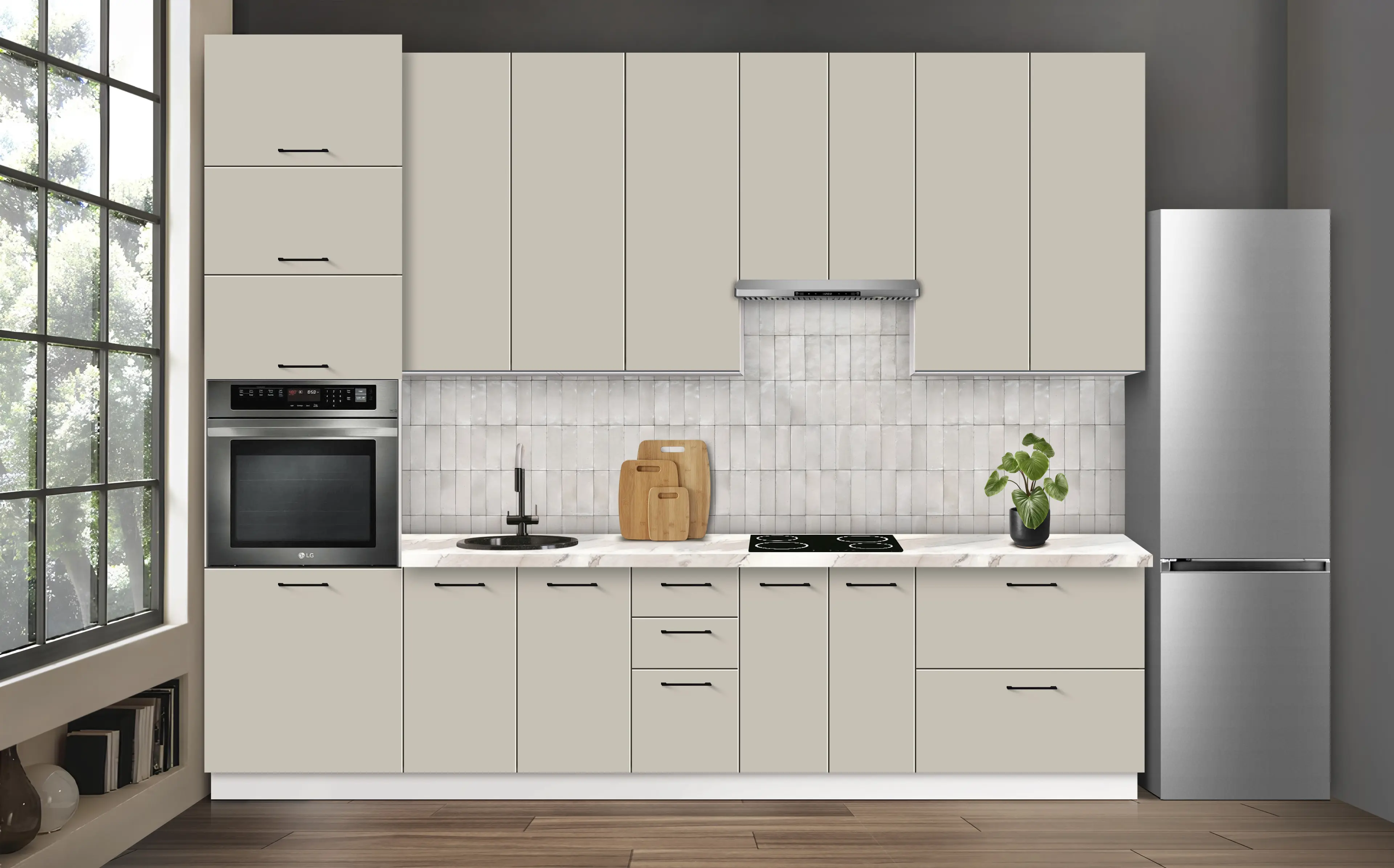 Bucatarie modulara Modern Bono 3 H110 3.2m