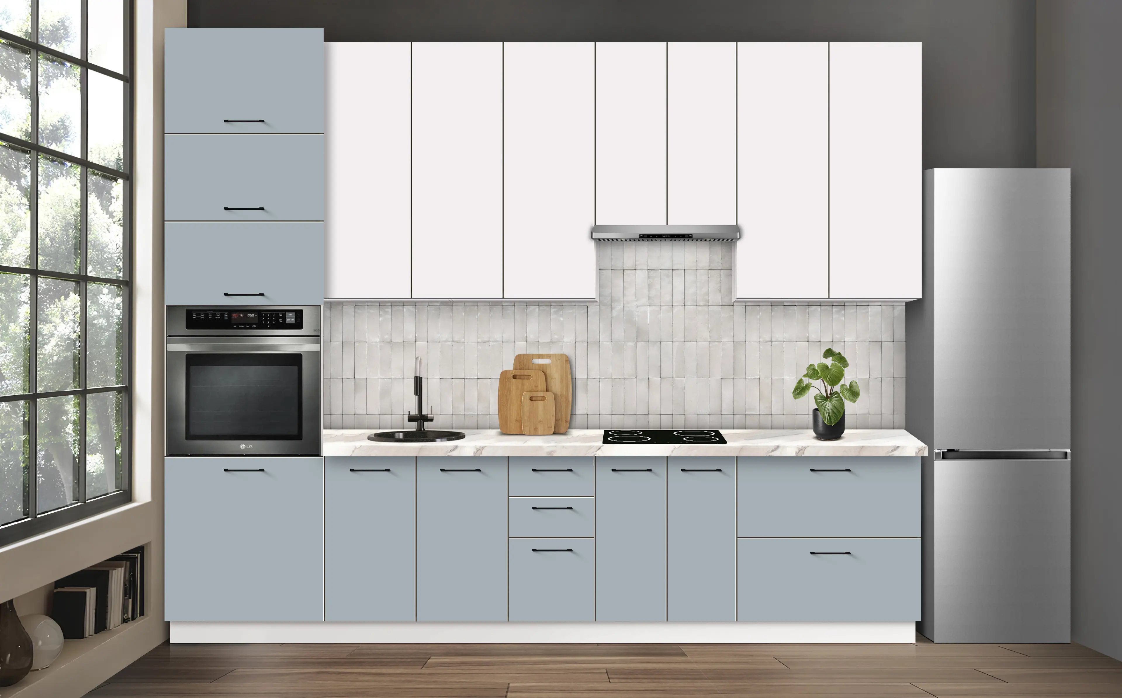 Bucatarie modulara Modern Bono 3 H110 3.2m