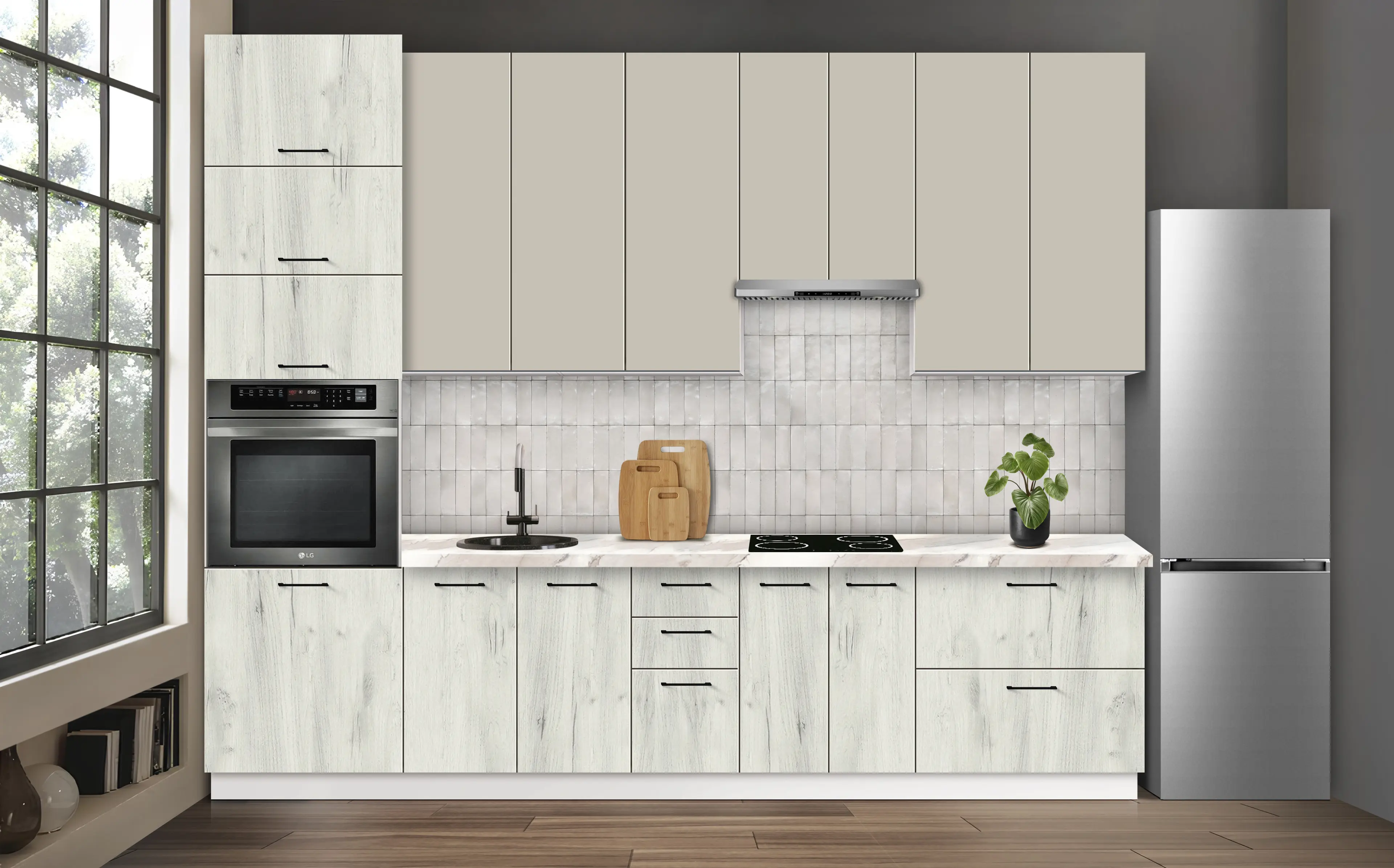 Bucatarie modulara Modern Bono 3 H110 3.2m