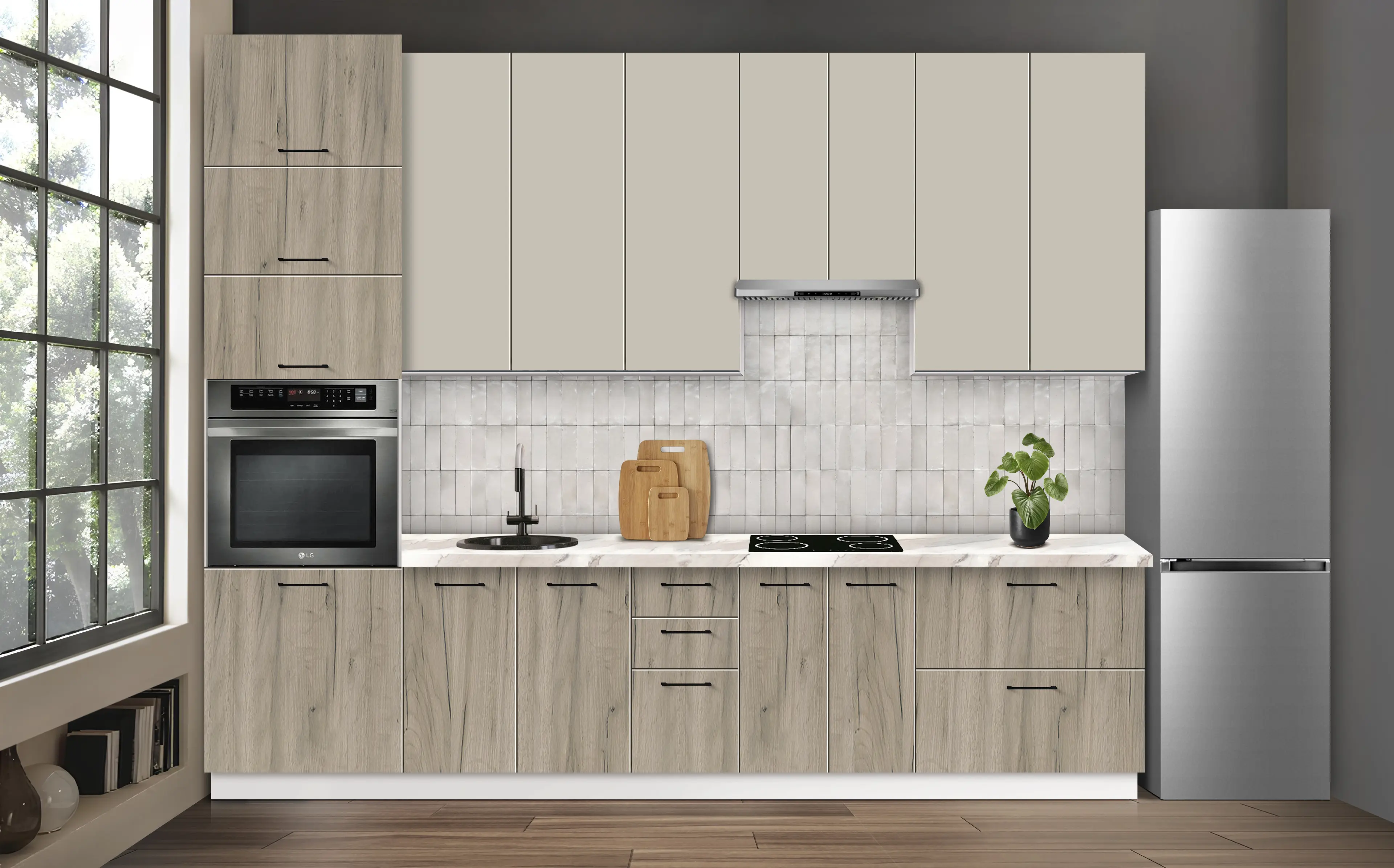 Bucatarie modulara Modern Bono 3 H110 3.2m