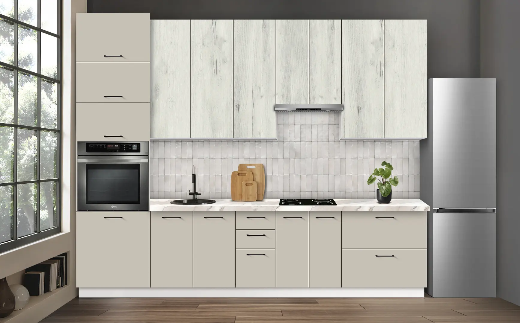 Bucatarie modulara Modern Bono 3 H110 3.2m