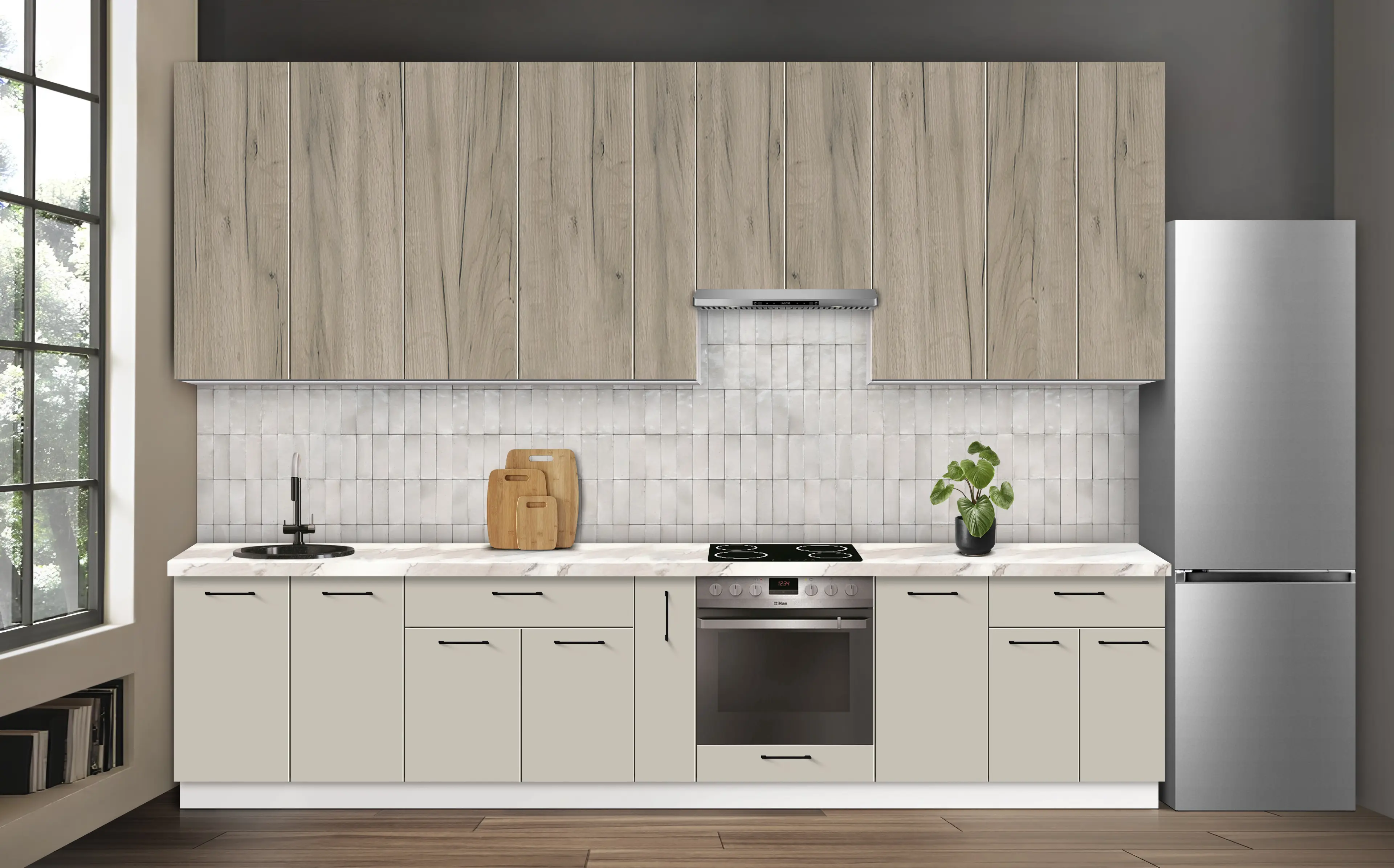 Bucatarie modulara Modern Bono 3 H110 3.4m