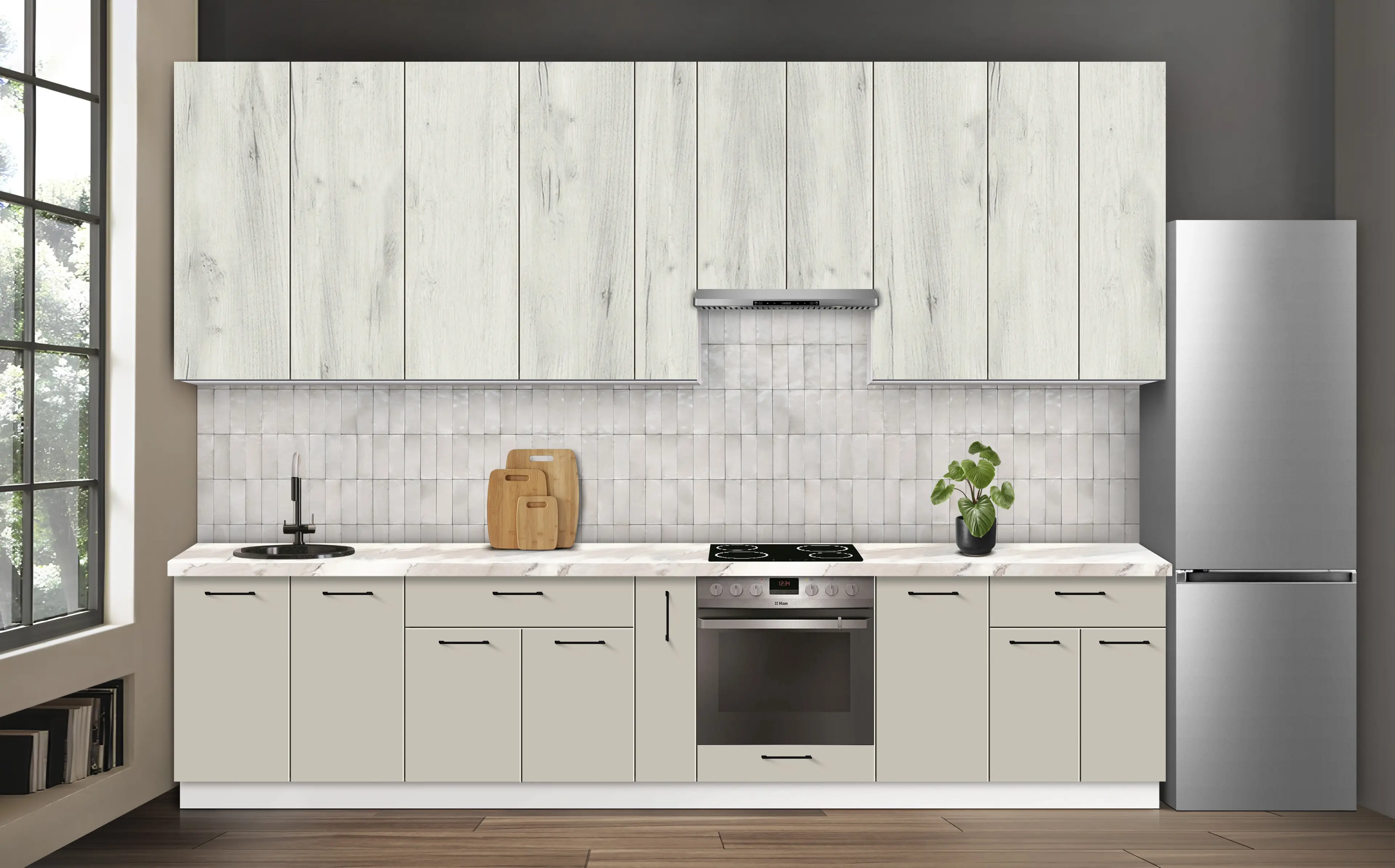 Bucatarie modulara Modern Bono 3 H110 3.4m