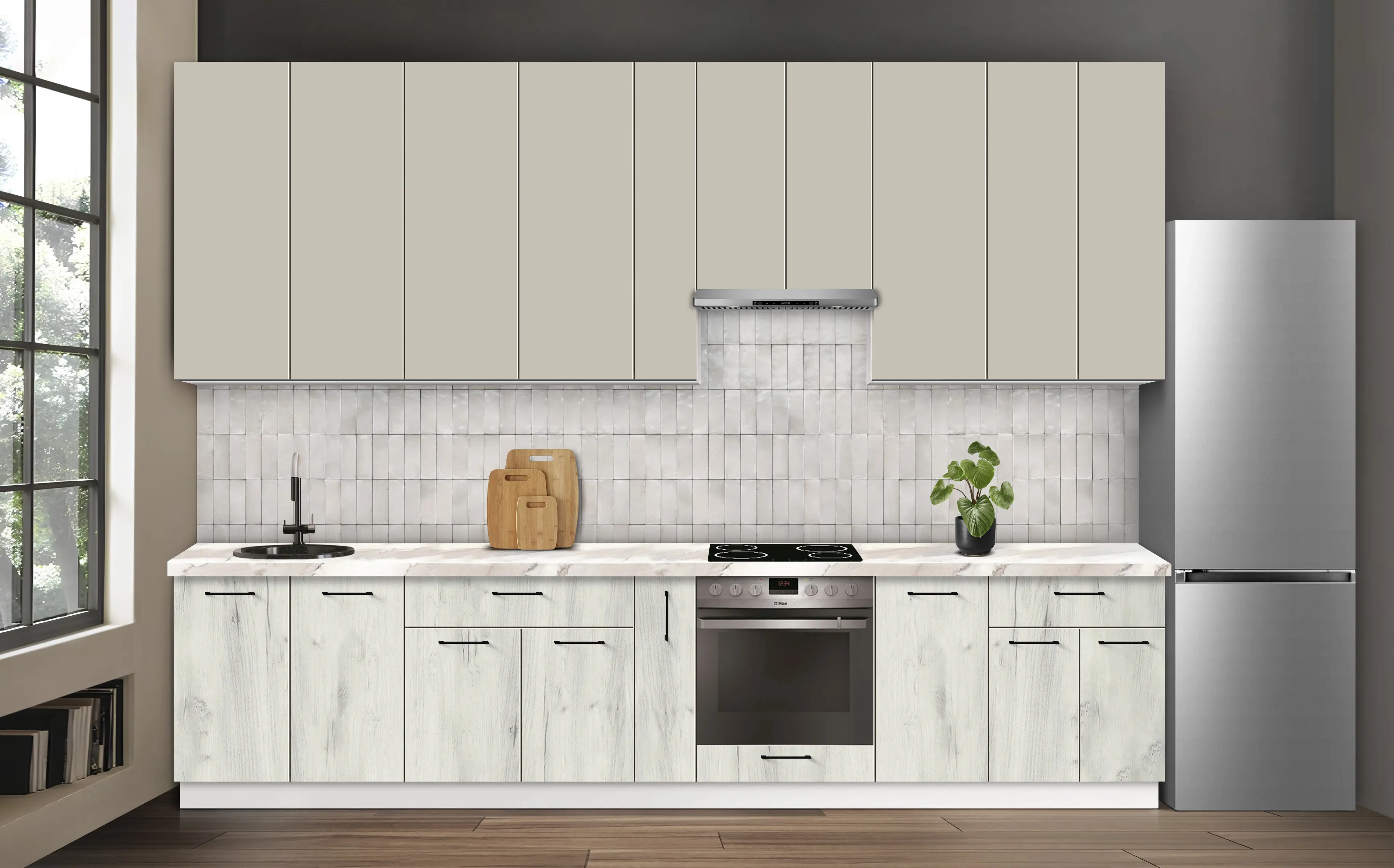 Bucatarie modulara Modern Bono 3 H110 3.4m