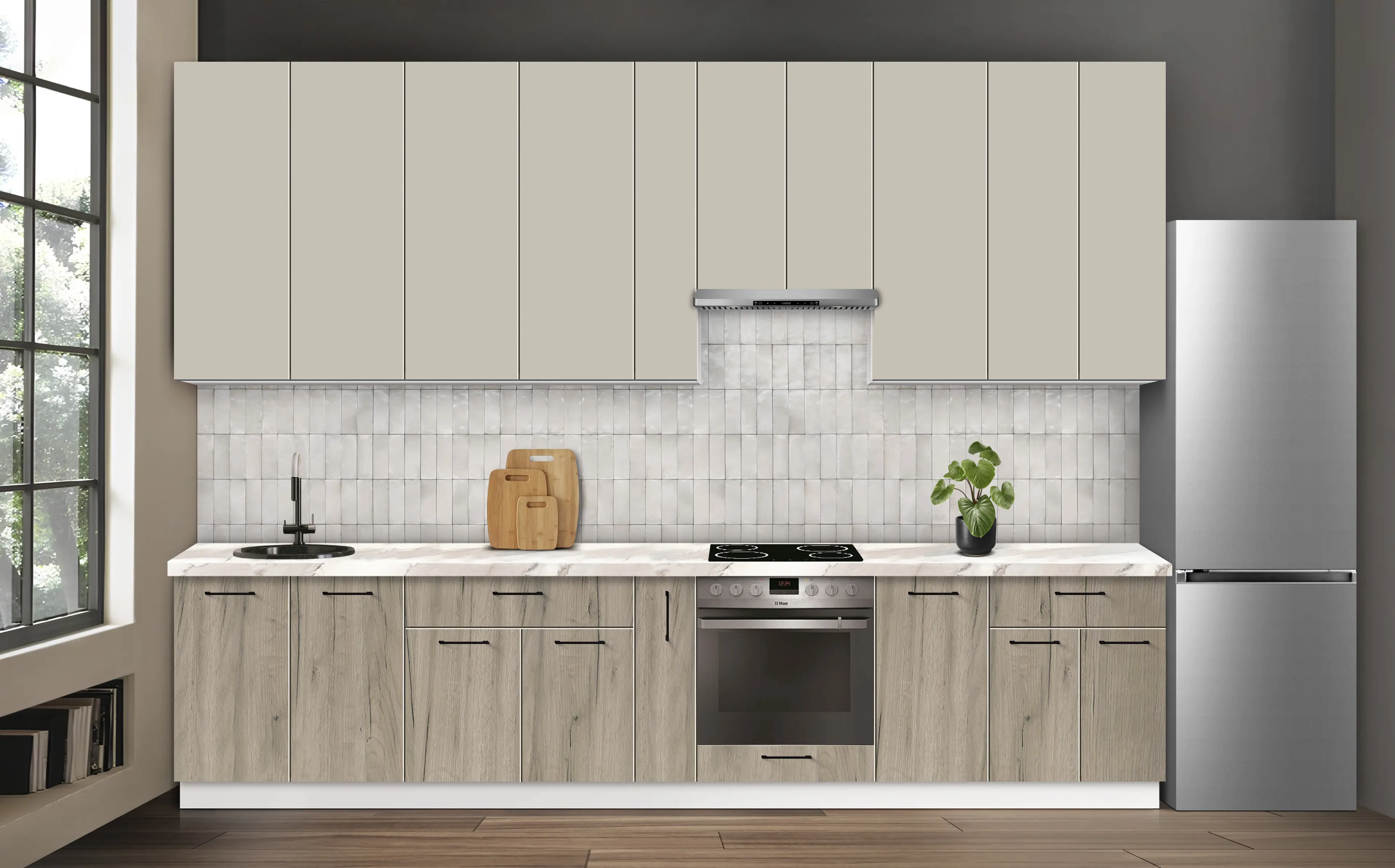 Bucatarie modulara Modern Bono 3 H110 3.4m