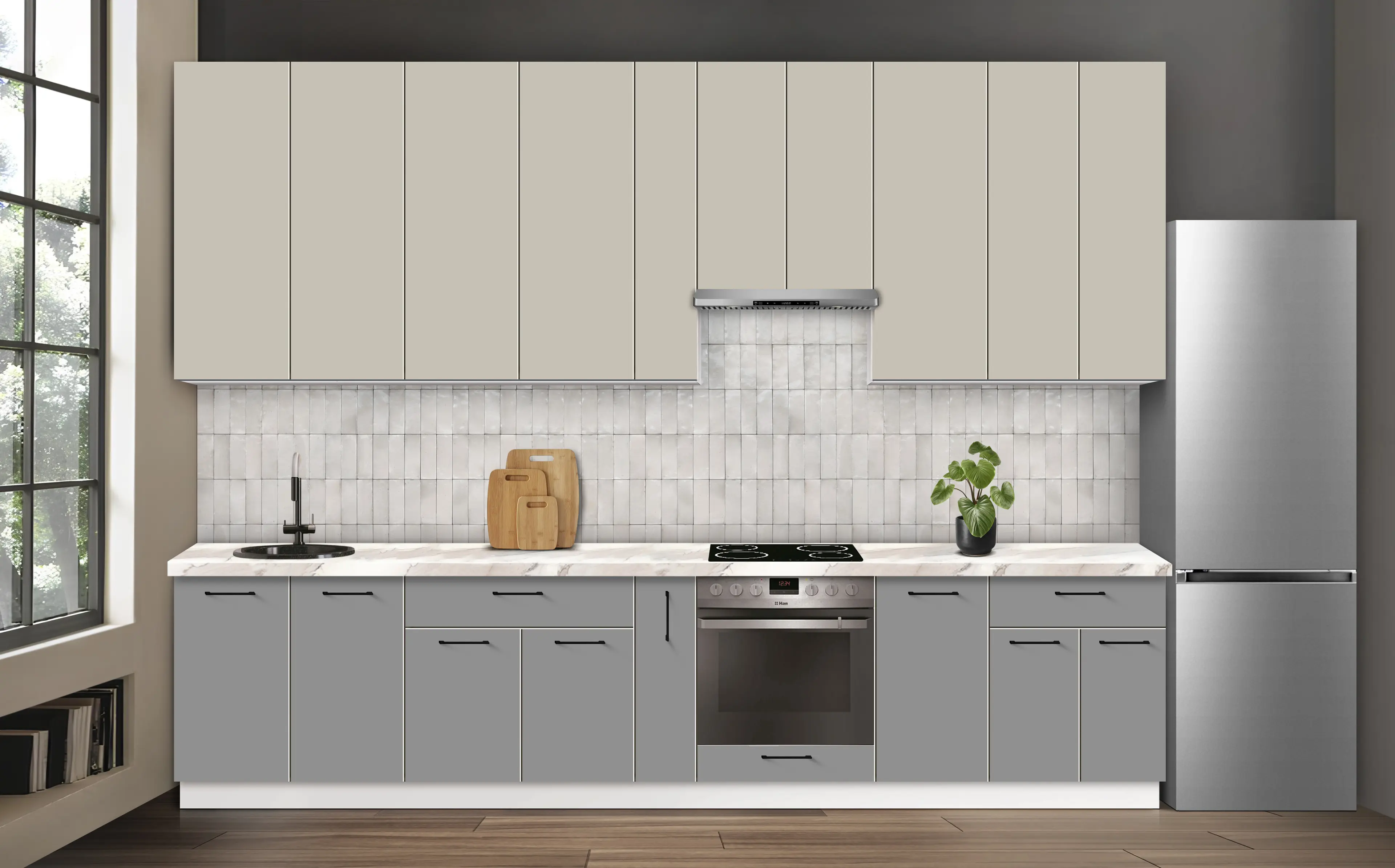 Bucatarie modulara Modern Bono 3 H110 3.4m