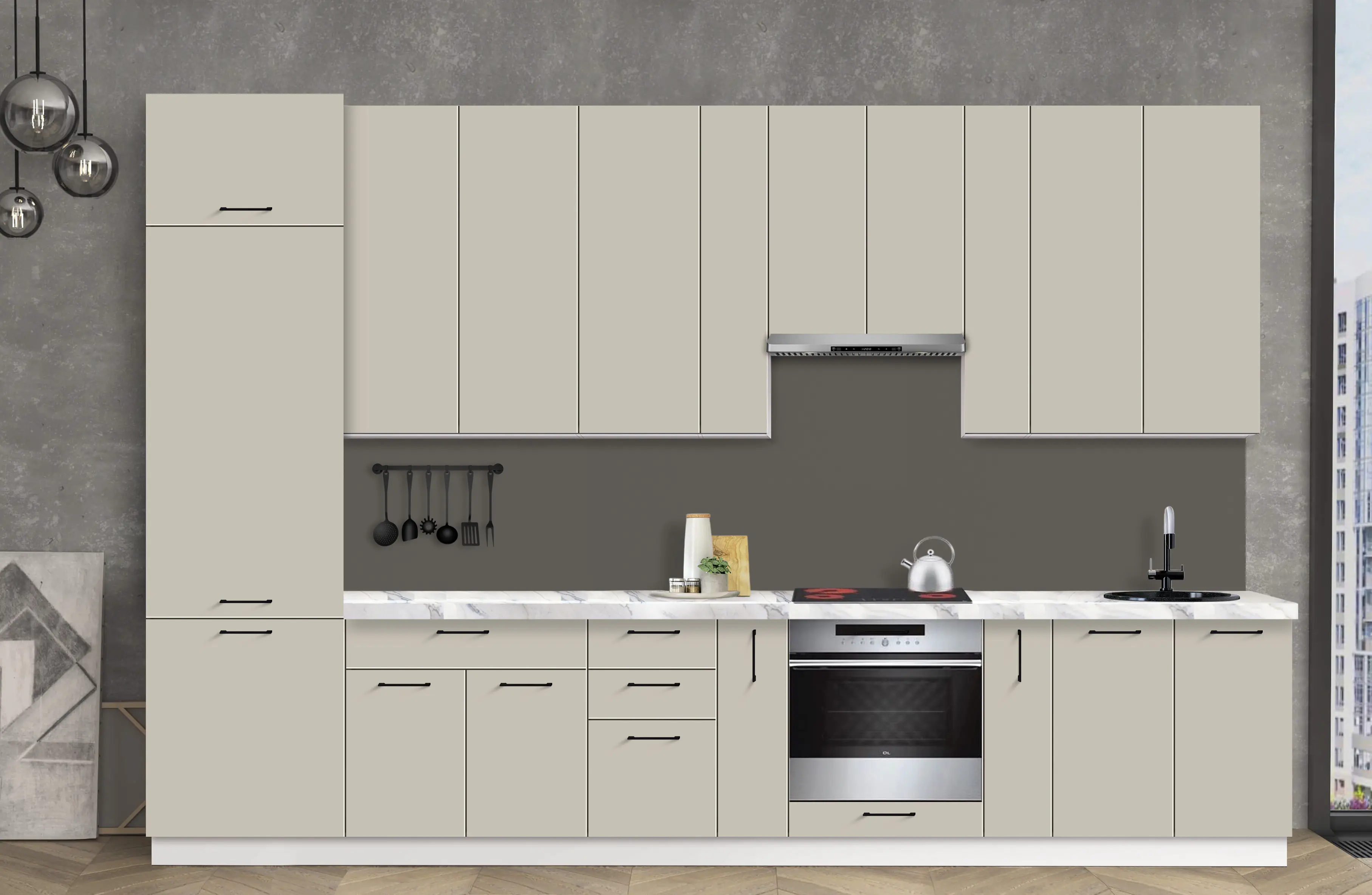 Модульная кухня Modern Bono 3 H110 3.6м