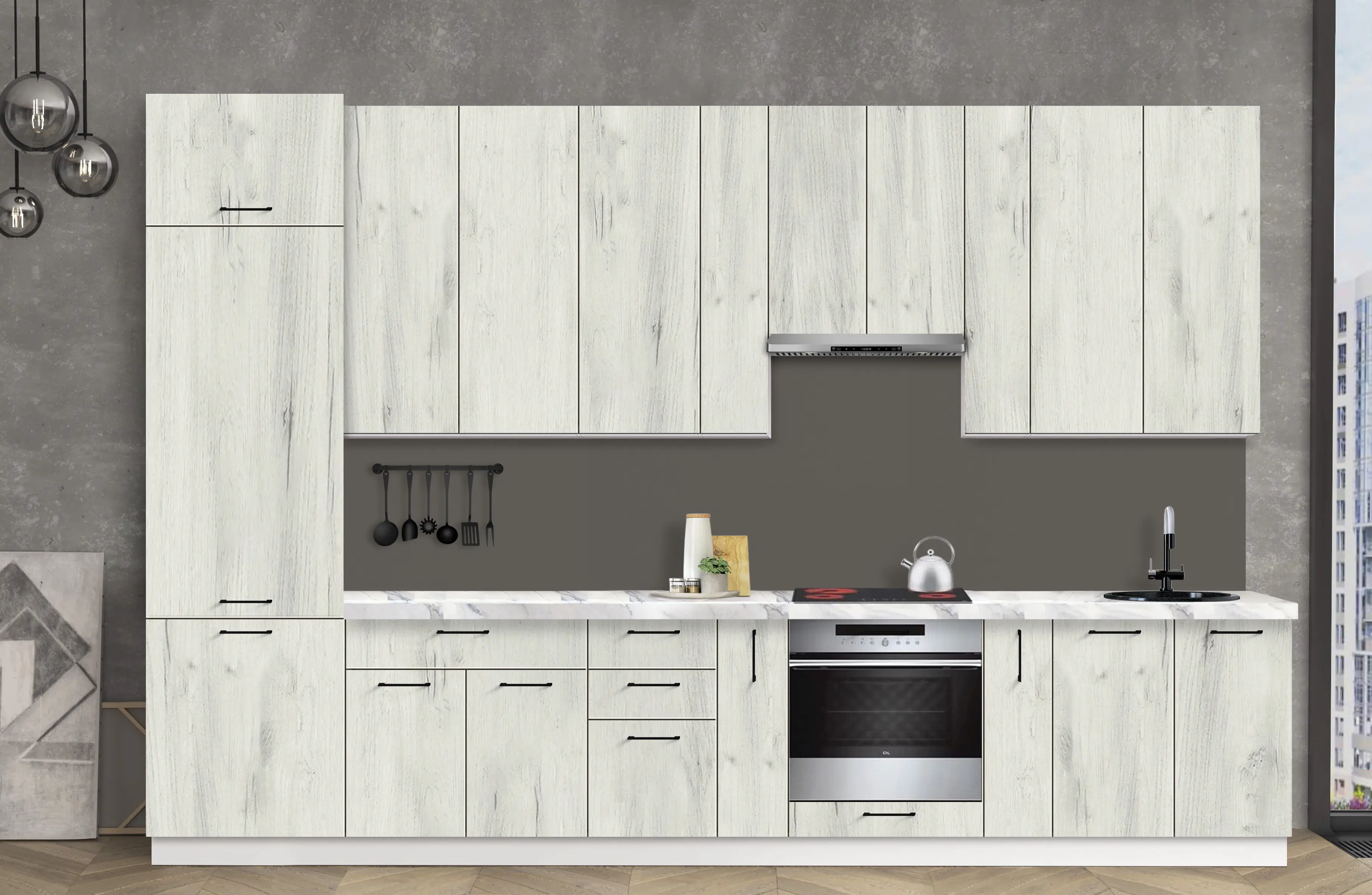 Модульная кухня Modern Bono 3 H110 3.6м