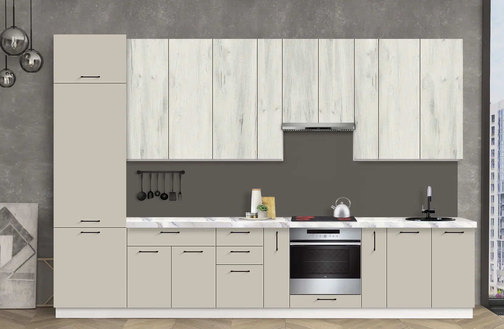 Модульная кухня Modern Bono 3 H110 3.6м