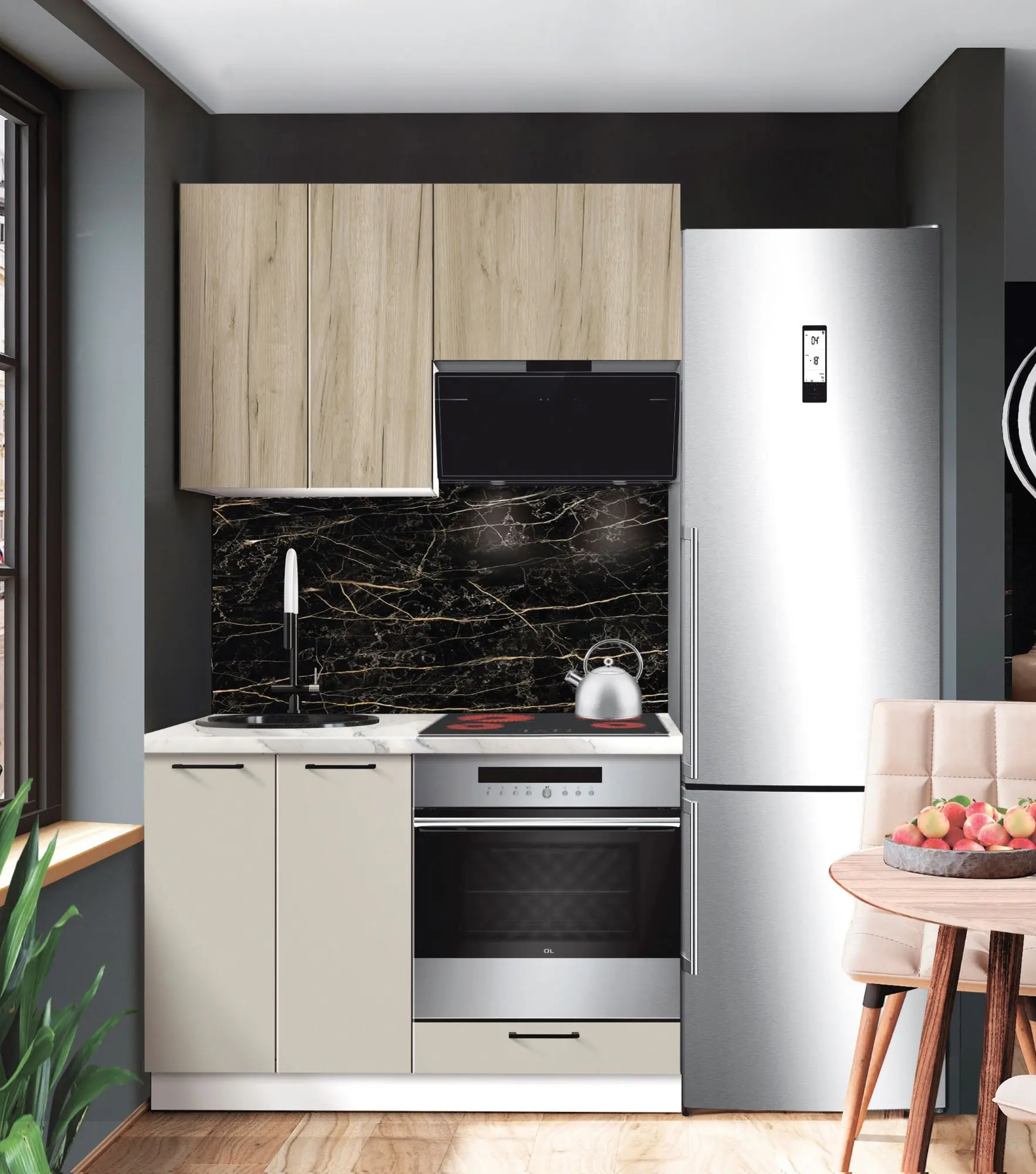 Модульная кухня Modern Bono 3 H68 1.2m