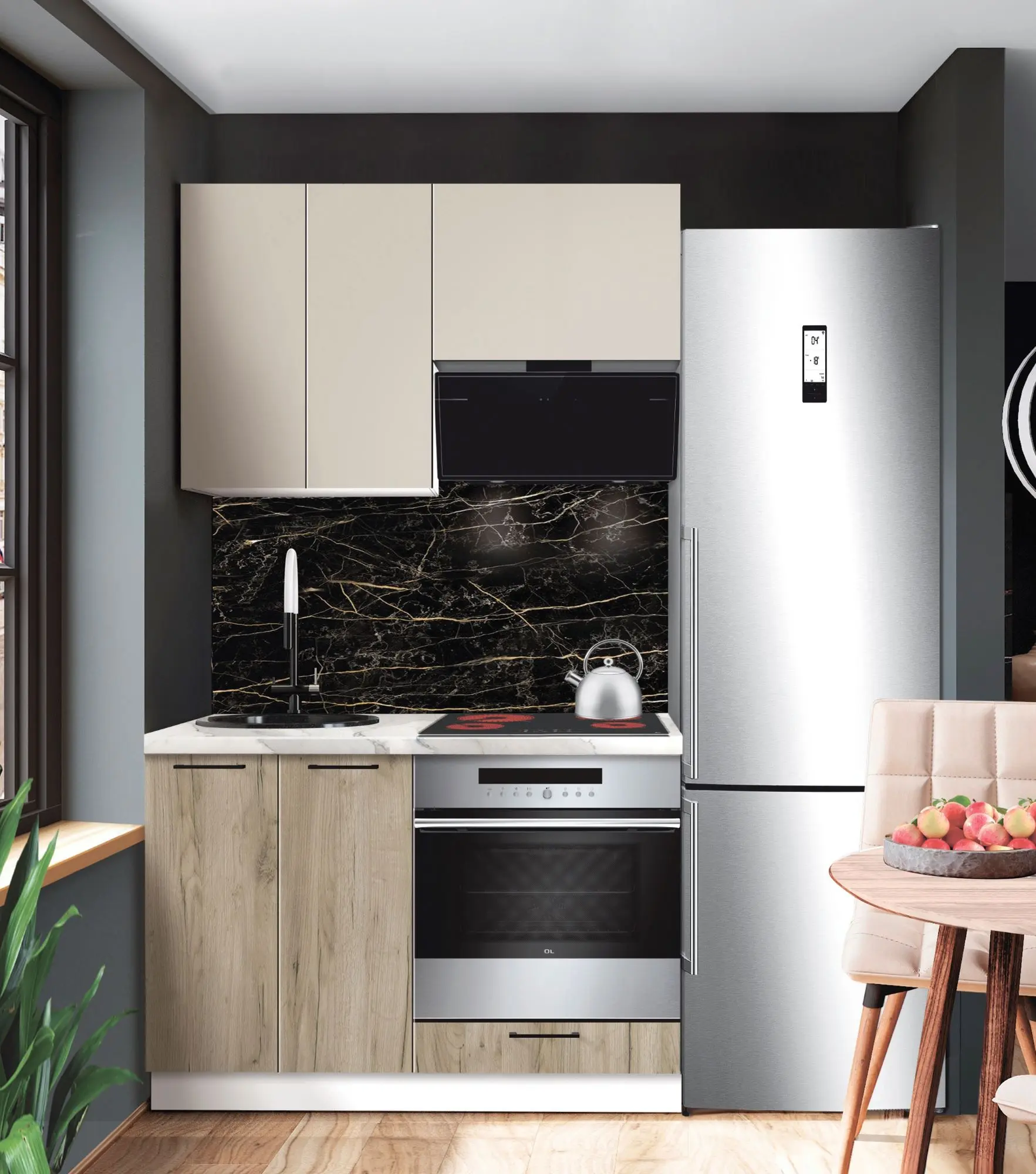 Модульная кухня Modern Bono 3 H68 1.2m