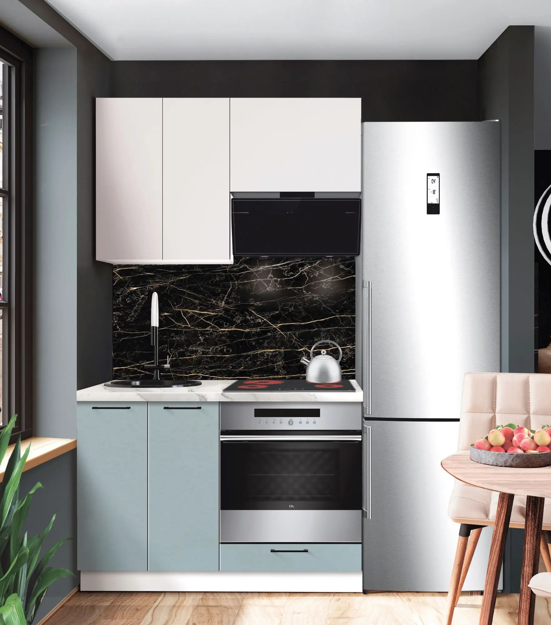 Модульная кухня Modern Bono 3 H68 1.2m