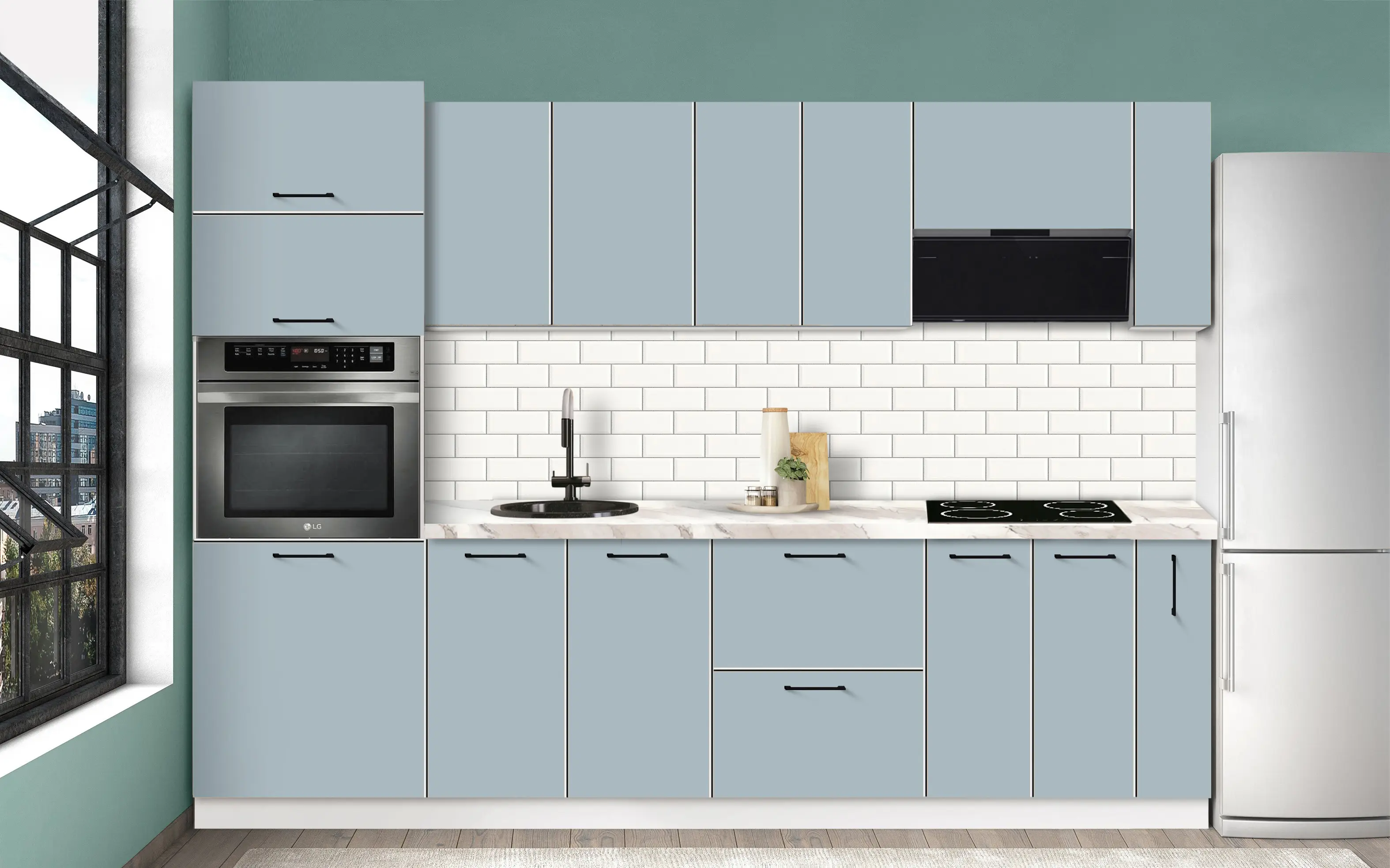 Модульная кухня Modern Bono 3 H68 2.8m