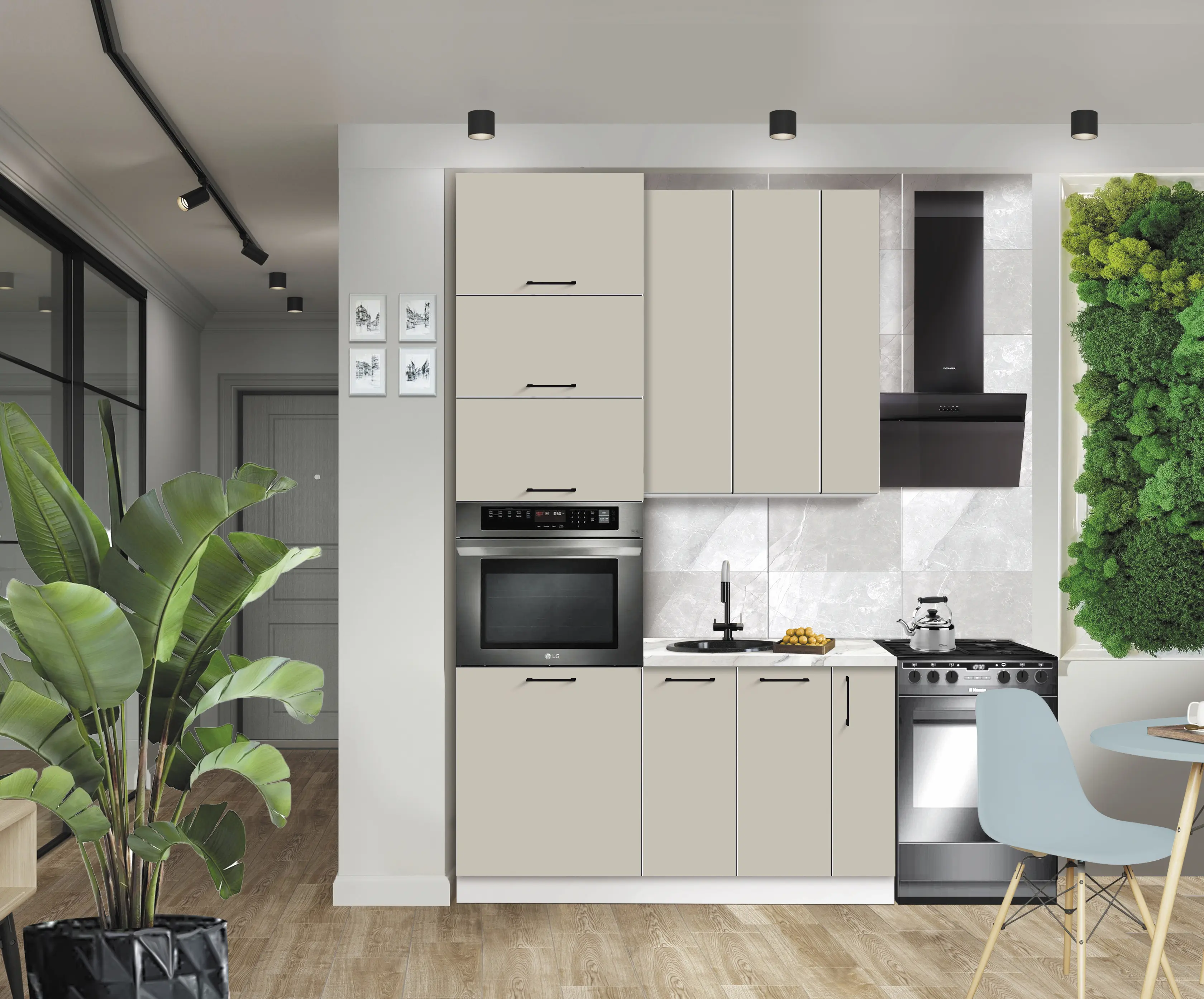 Bucatarie modulara Modern Bono 4 H110 1.4m