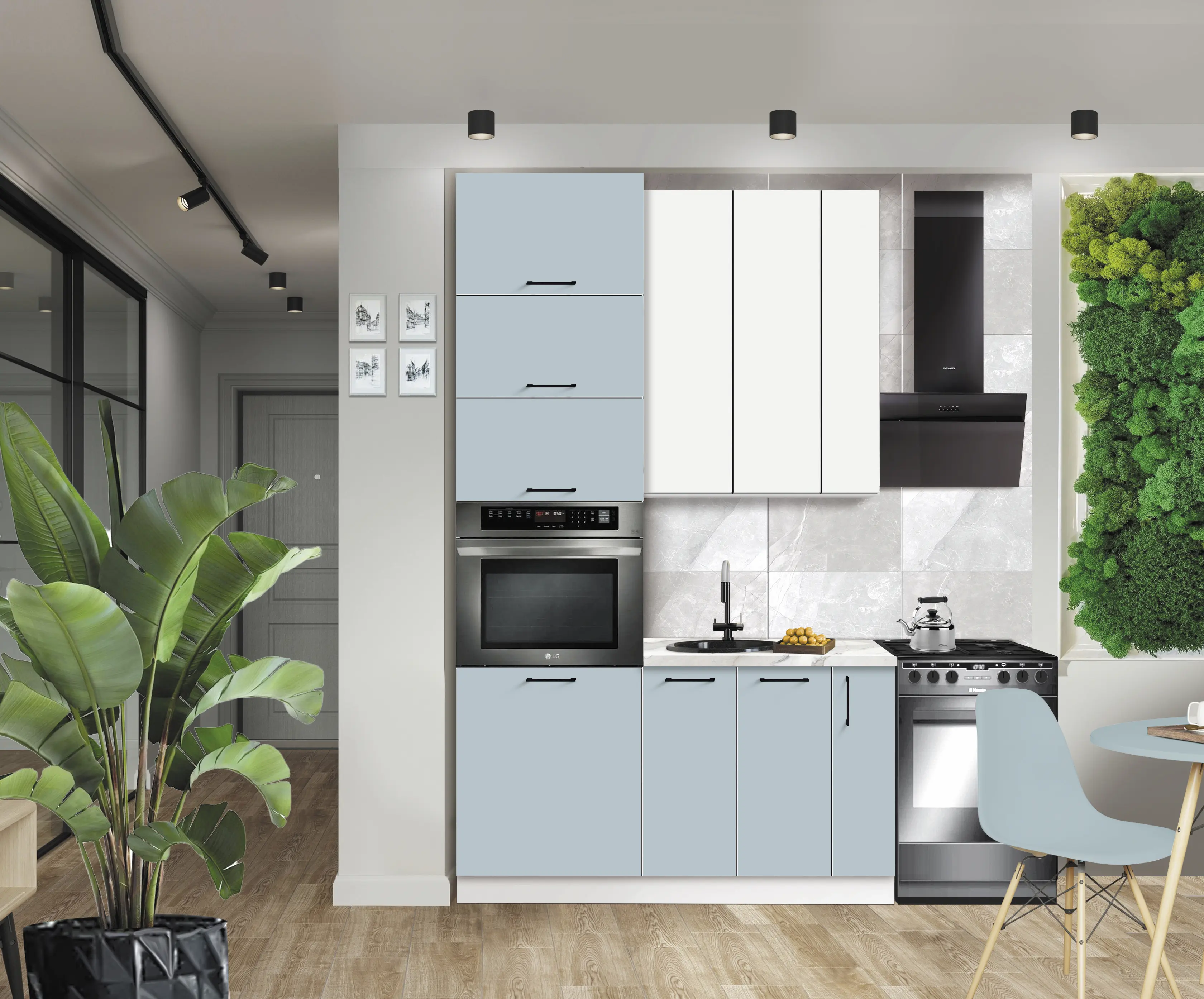 Bucatarie modulara Modern Bono 4 H110 1.4m