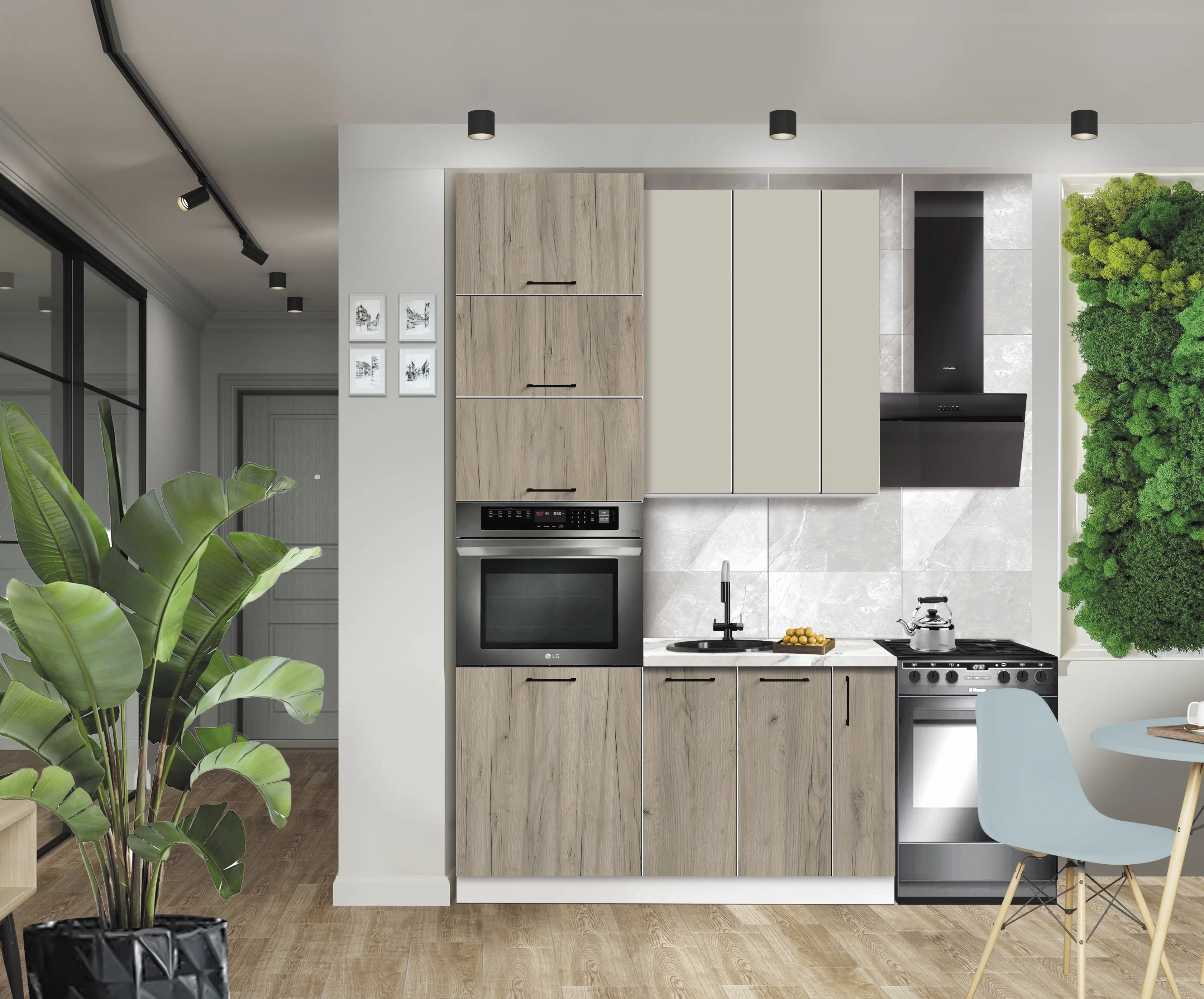 Bucatarie modulara Modern Bono 4 H110 1.4m