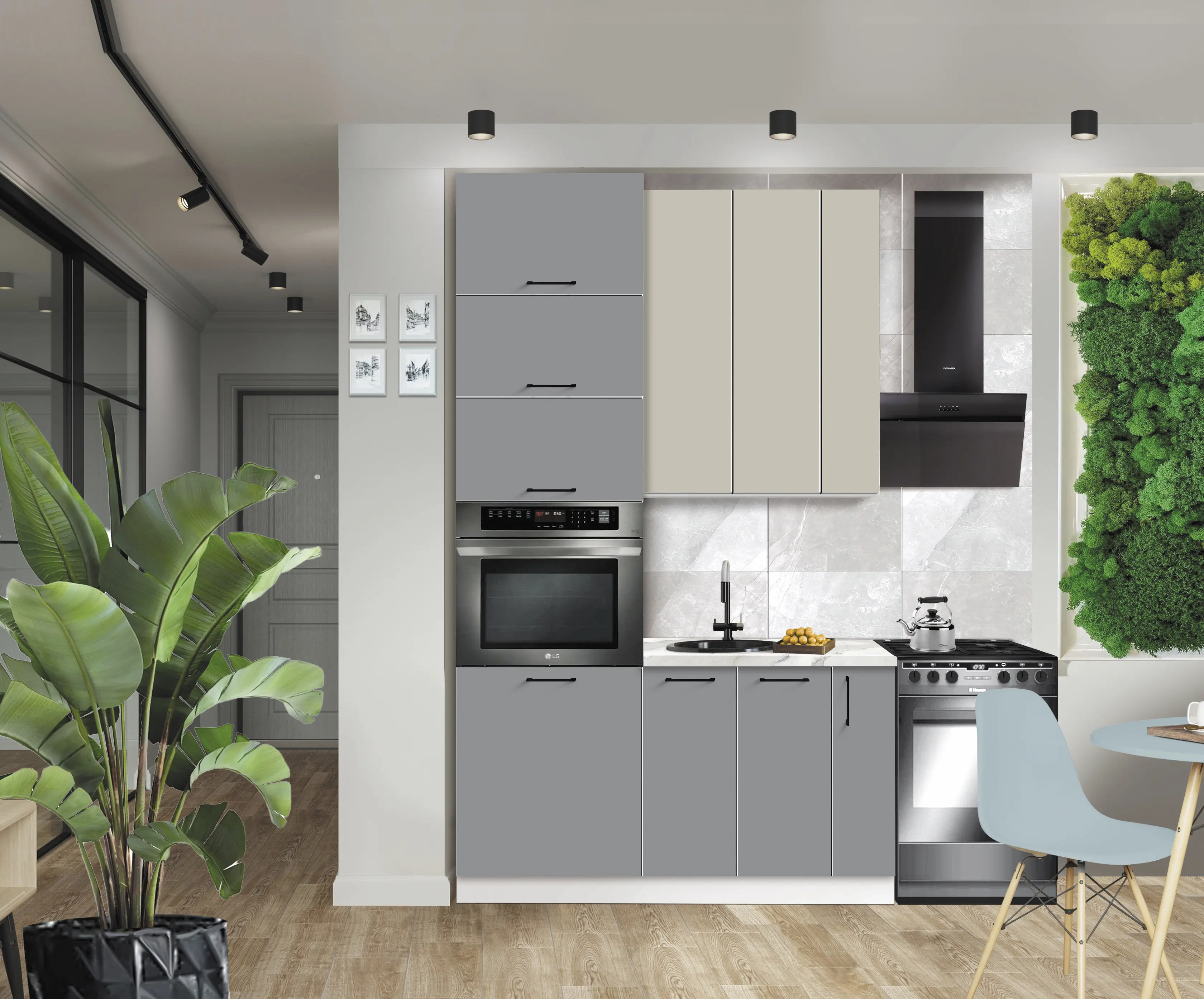 Bucatarie modulara Modern Bono 4 H110 1.4m