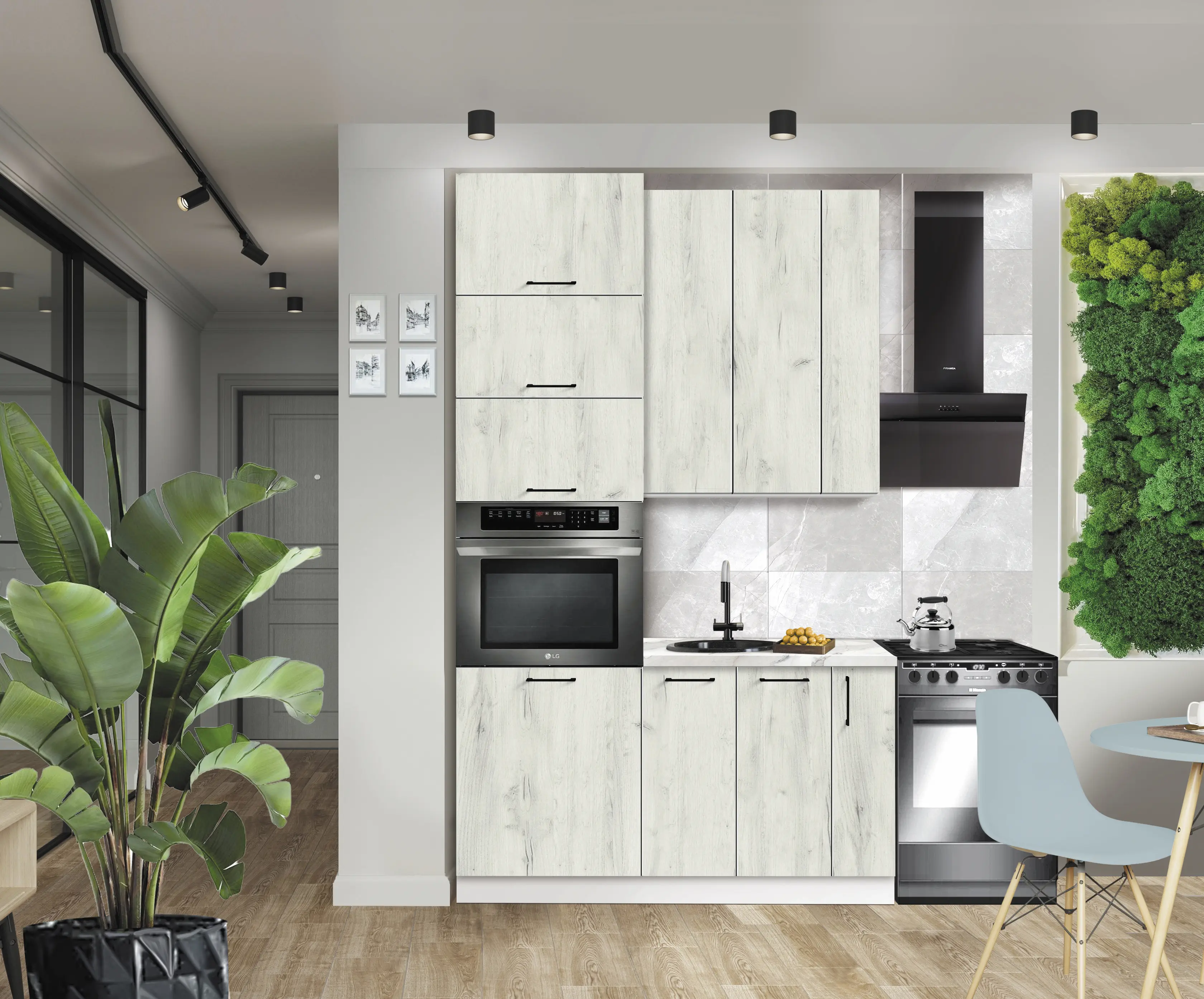 Bucatarie modulara Modern Bono 4 H110 1.4m