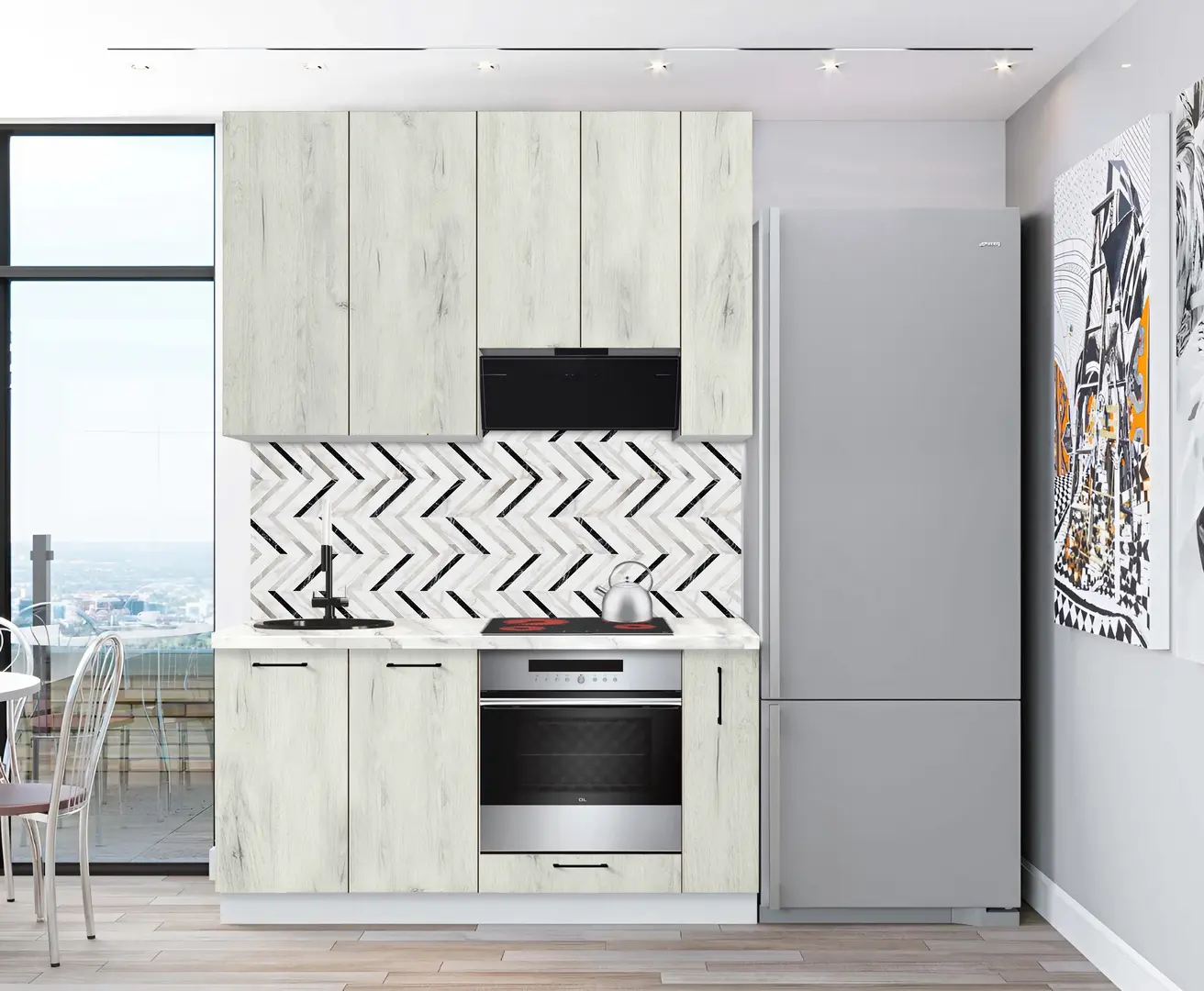 Bucatarie modulara Modern Bono 4 H110 1.6m