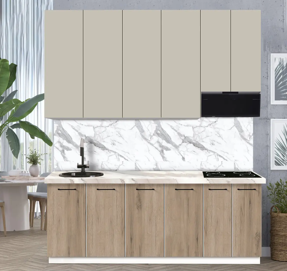 Bucatarie modulara Modern Bono 4 H110 2.2m