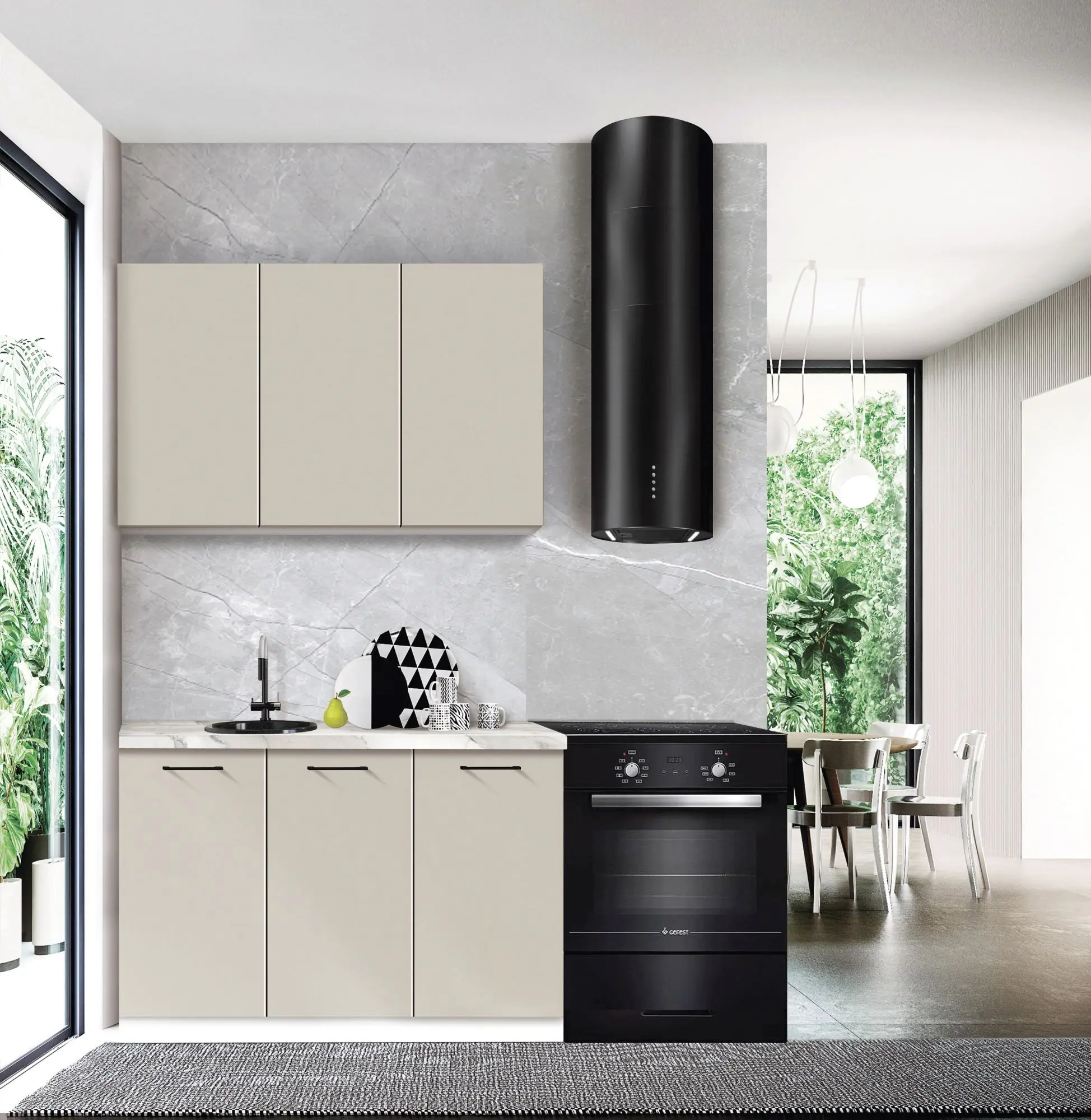 Модульная кухня Modern Bono 4 H68 1.2m