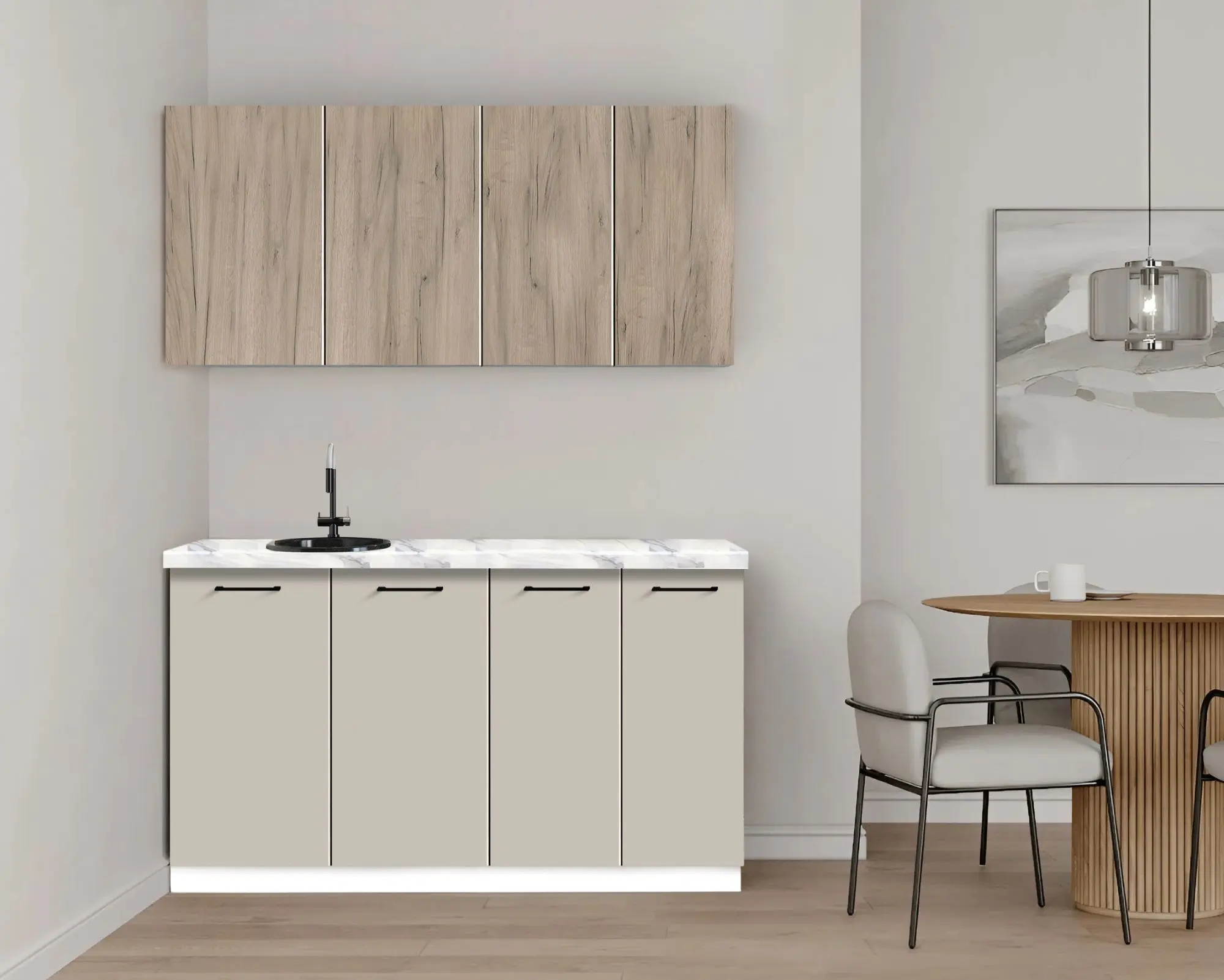 Bucatarie modulara Modern Bono 4 H68 1.4m