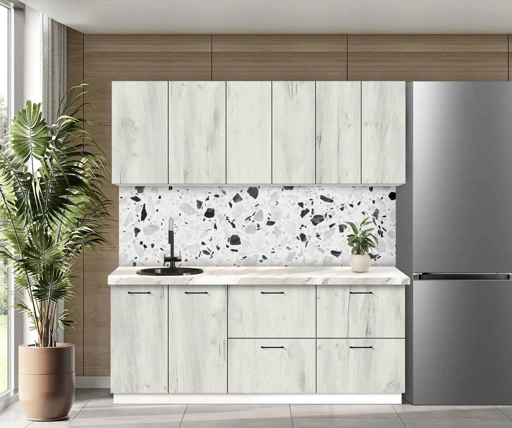 Bucatarie modulara Modern Bono 4 H68 2.0m