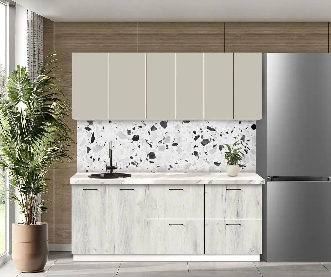 Bucatarie modulara Modern Bono 4 H68 2.0m