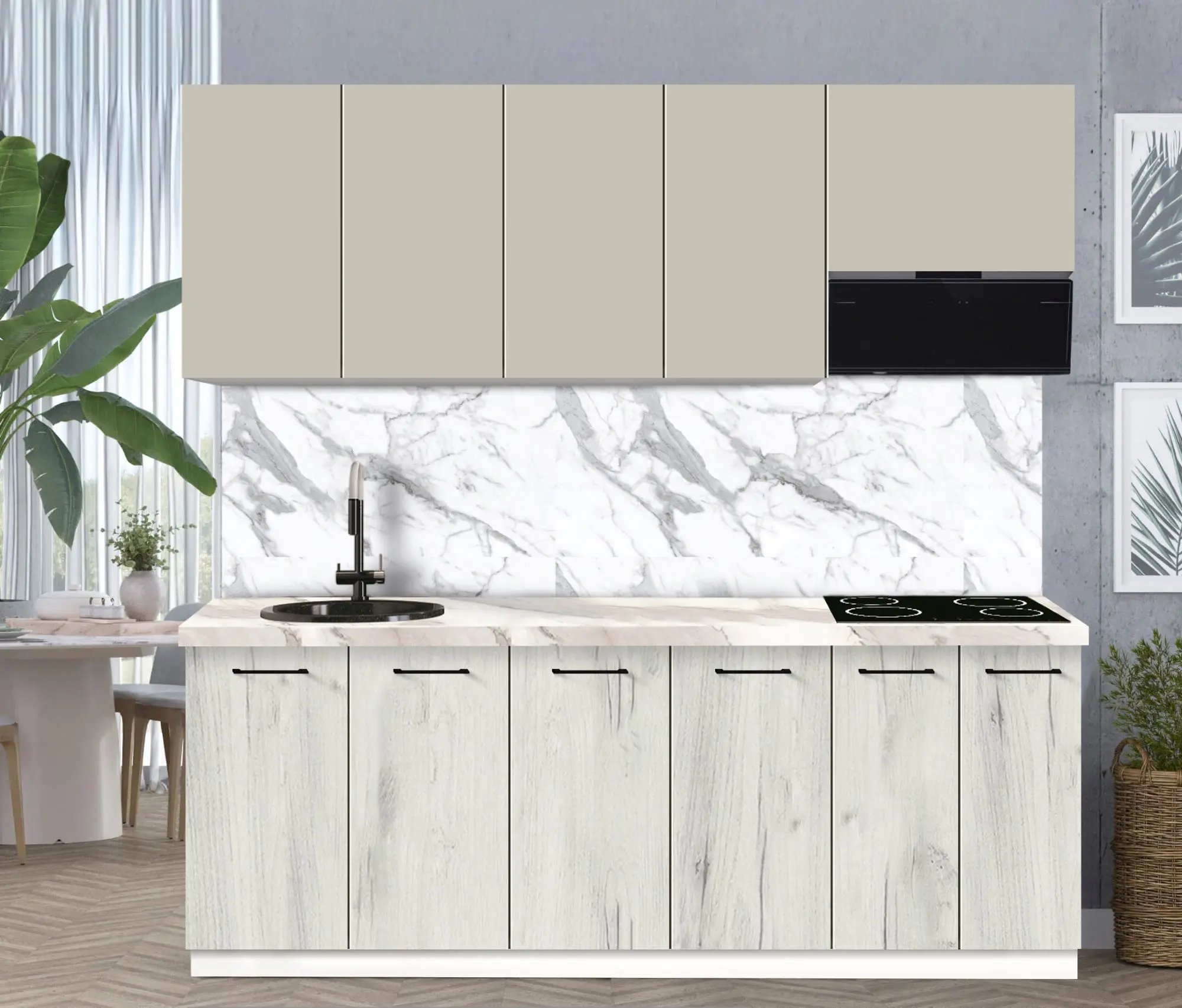 Модульная кухня Modern Bono 4 H68 2.2m