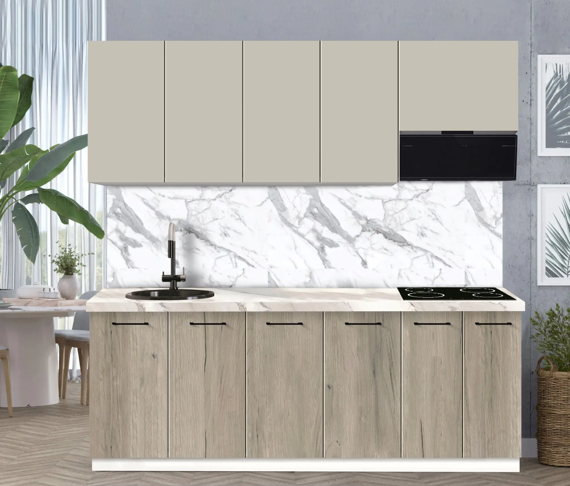 Модульная кухня Modern Bono 4 H68 2.2m