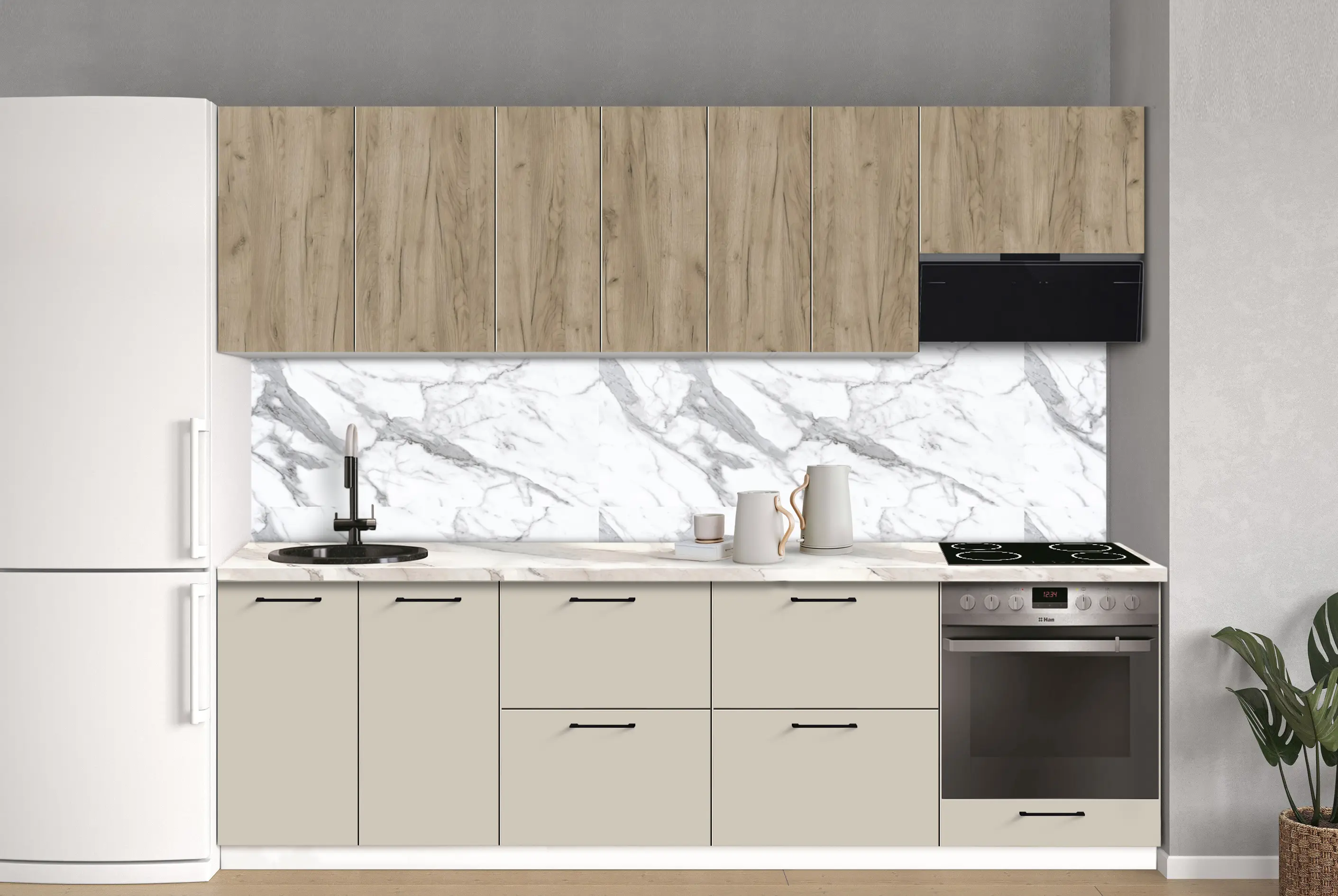 Bucatarie modulara Modern Bono 4 H68 2.6m