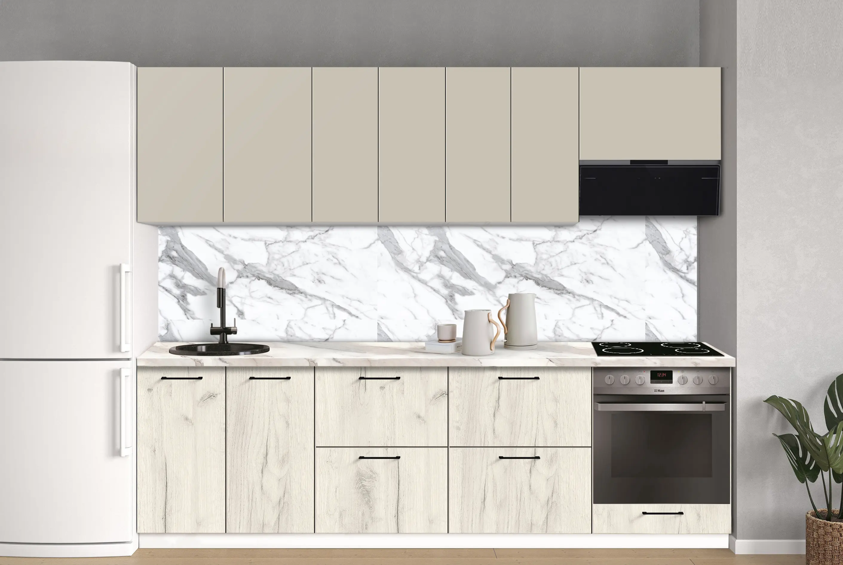 Bucatarie modulara Modern Bono 4 H68 2.6m