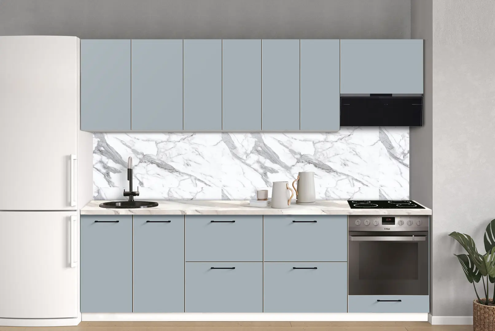 Bucatarie modulara Modern Bono 4 H68 2.6m