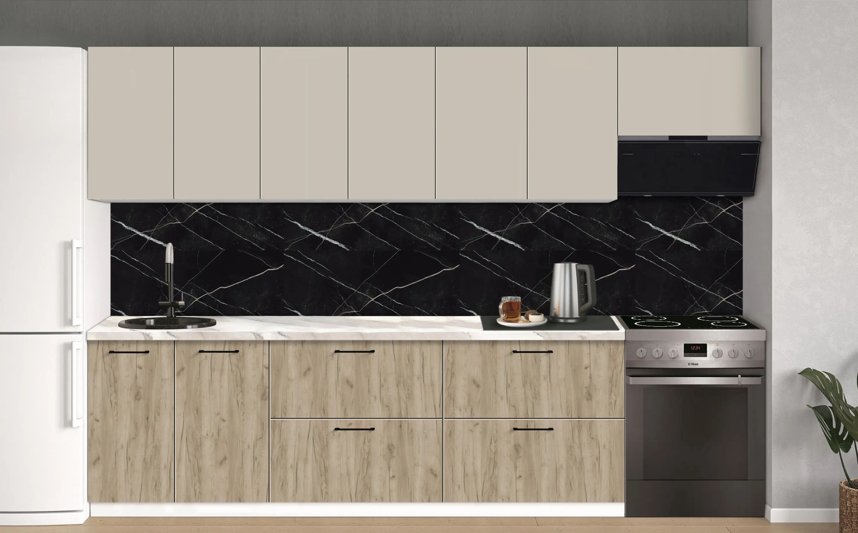 Модульная кухня Modern Bono 4 H68 3.0m