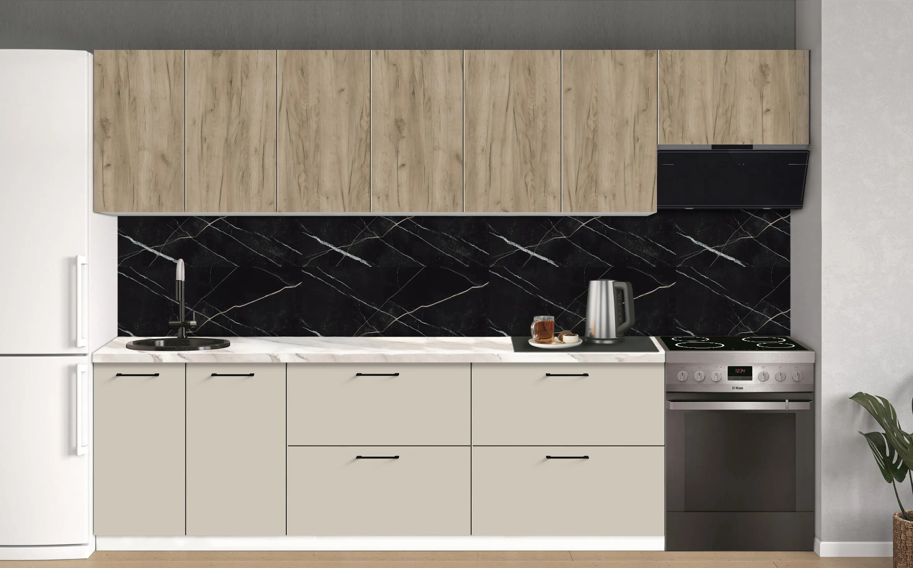 Модульная кухня Modern Bono 4 H68 3.0m