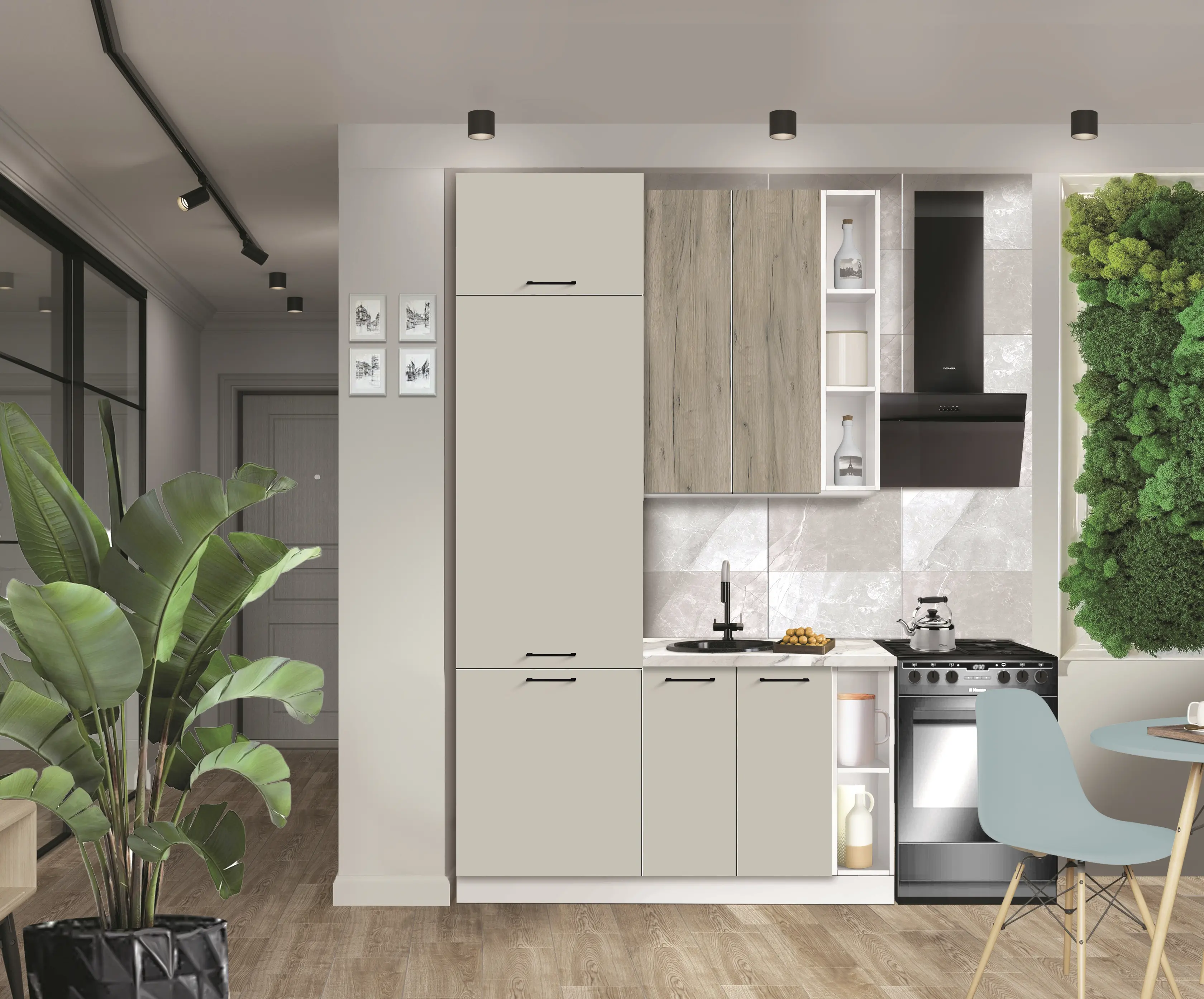 Bucatarie modulara Modern Bono 5 H110 1.4m