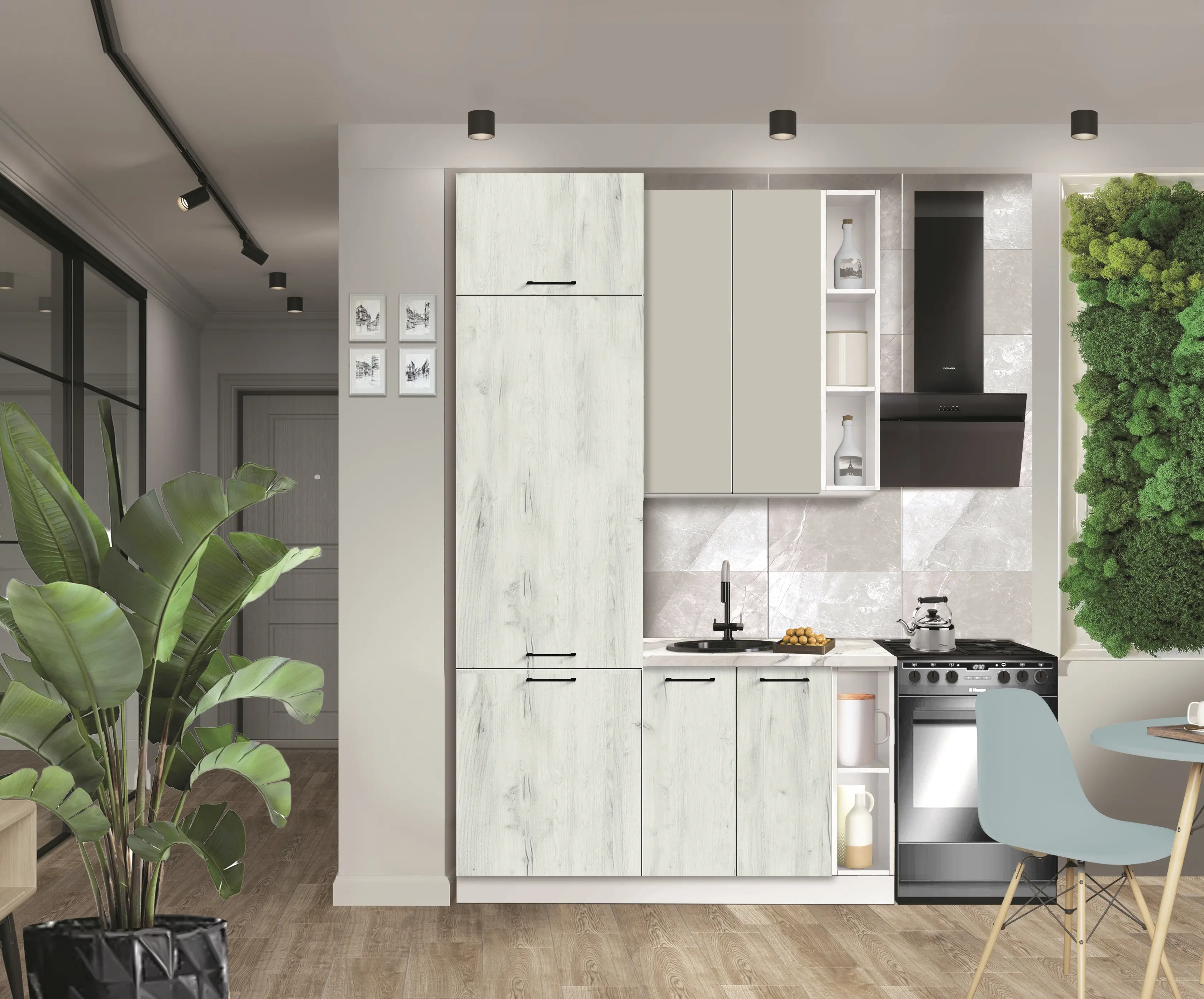 Bucatarie modulara Modern Bono 5 H110 1.4m