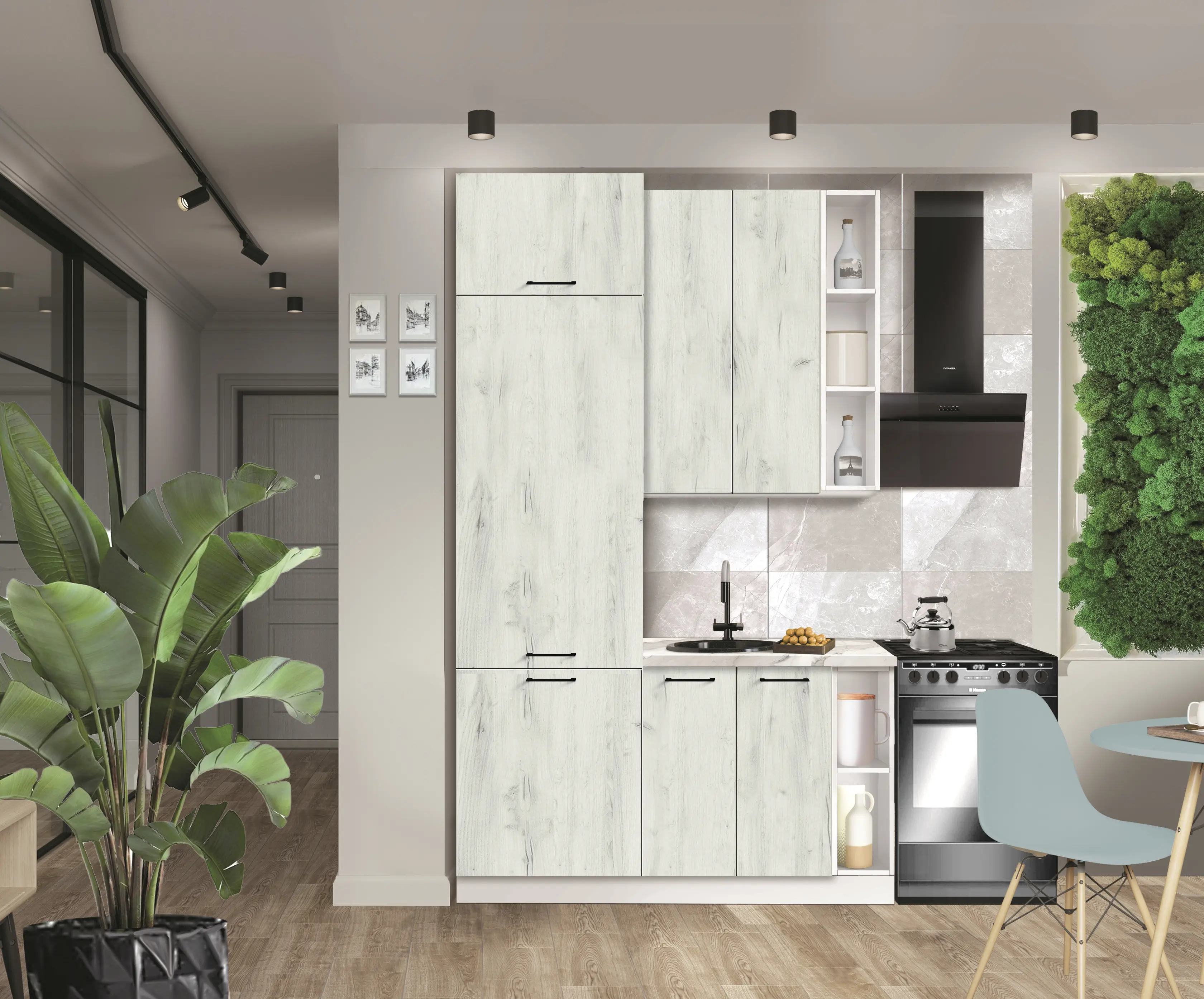 Bucatarie modulara Modern Bono 5 H110 1.4m