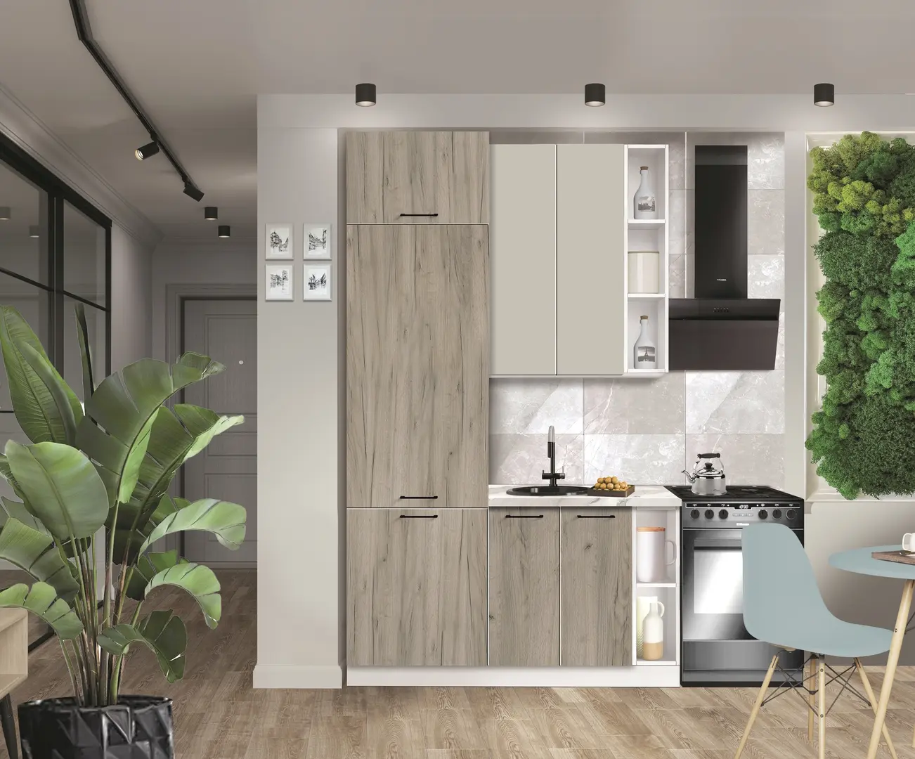 Bucatarie modulara Modern Bono 5 H110 1.4m