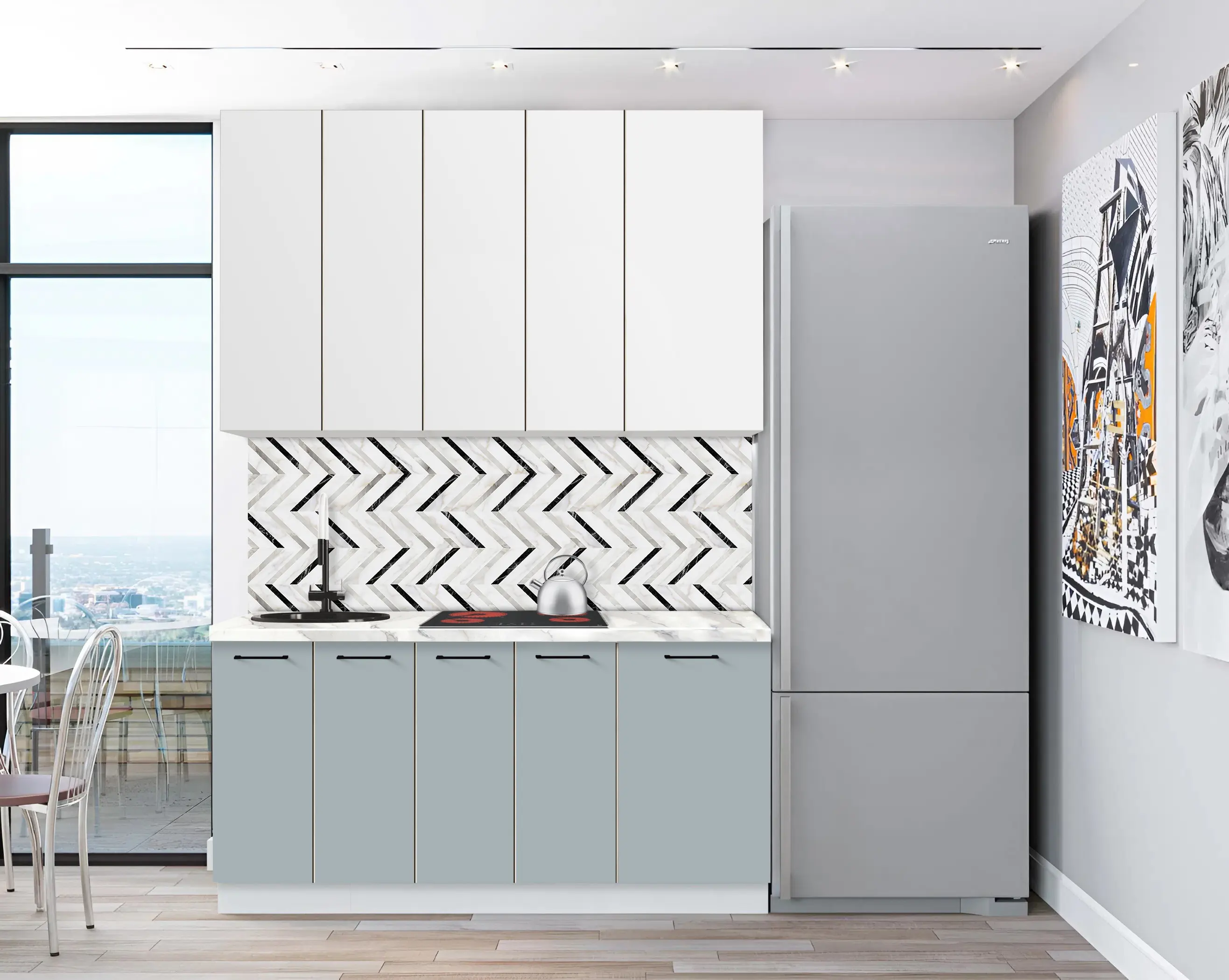 Bucatarie modulara Modern Bono 5 H110 1.6m