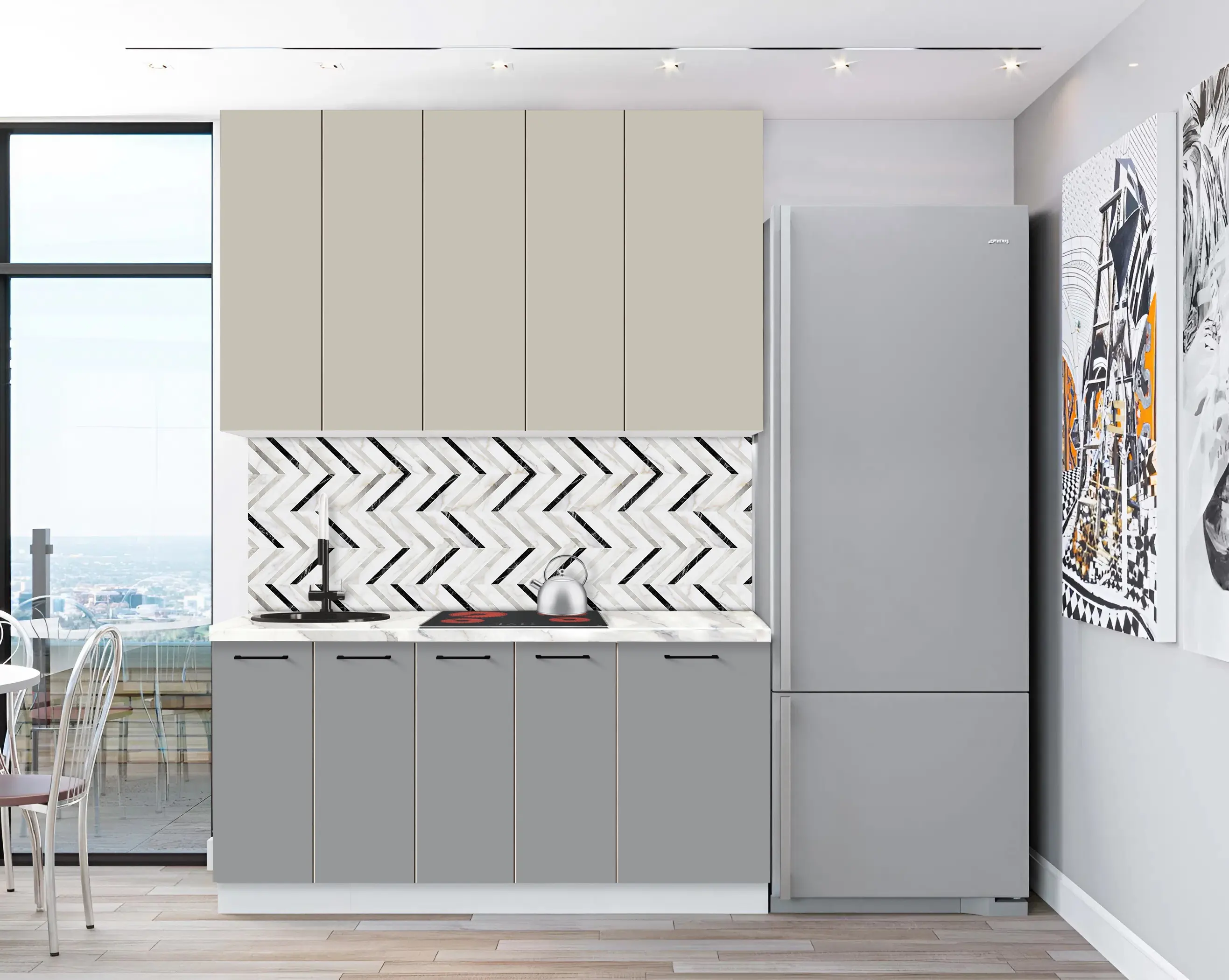 Bucatarie modulara Modern Bono 5 H110 1.6m