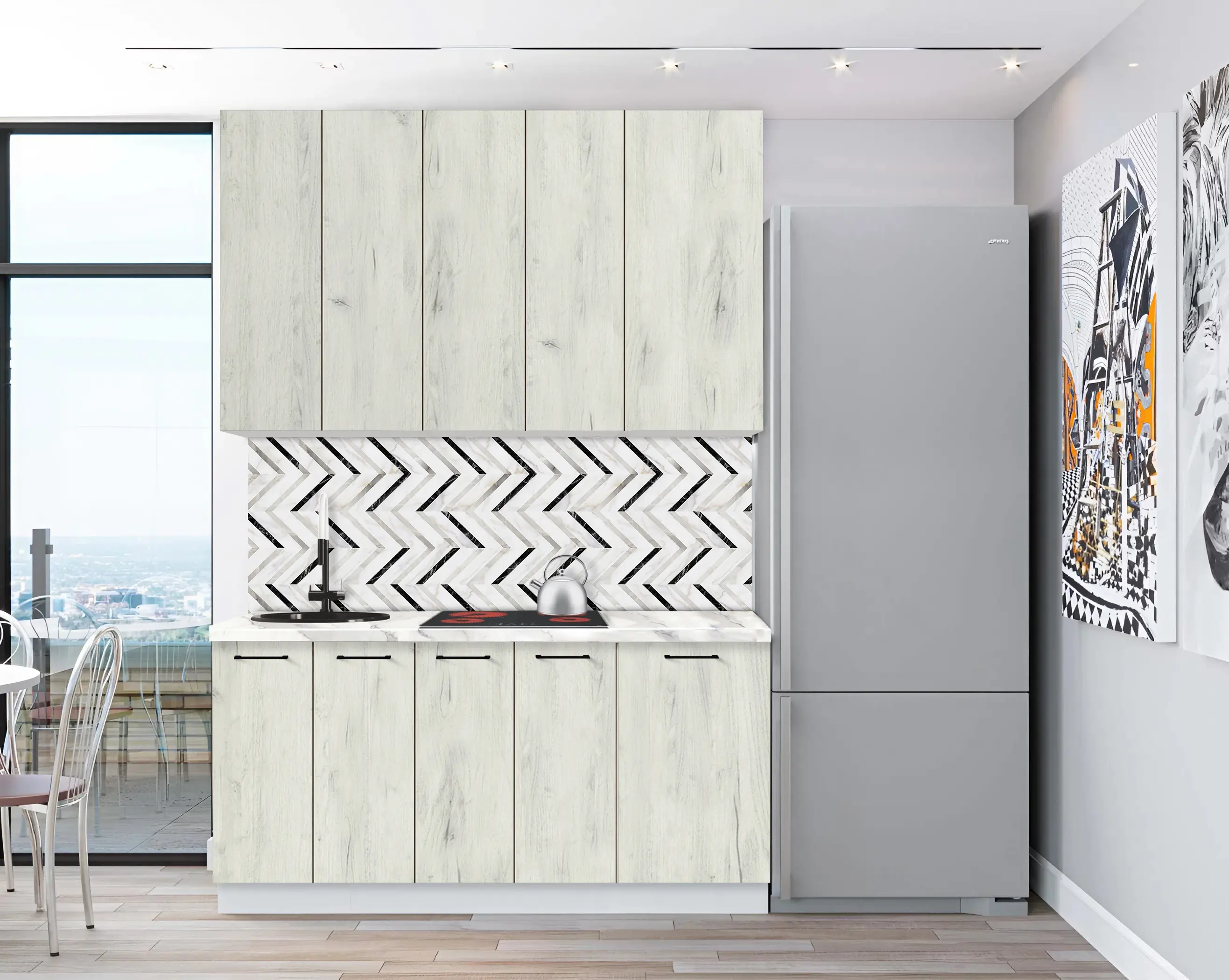 Bucatarie modulara Modern Bono 5 H110 1.6m