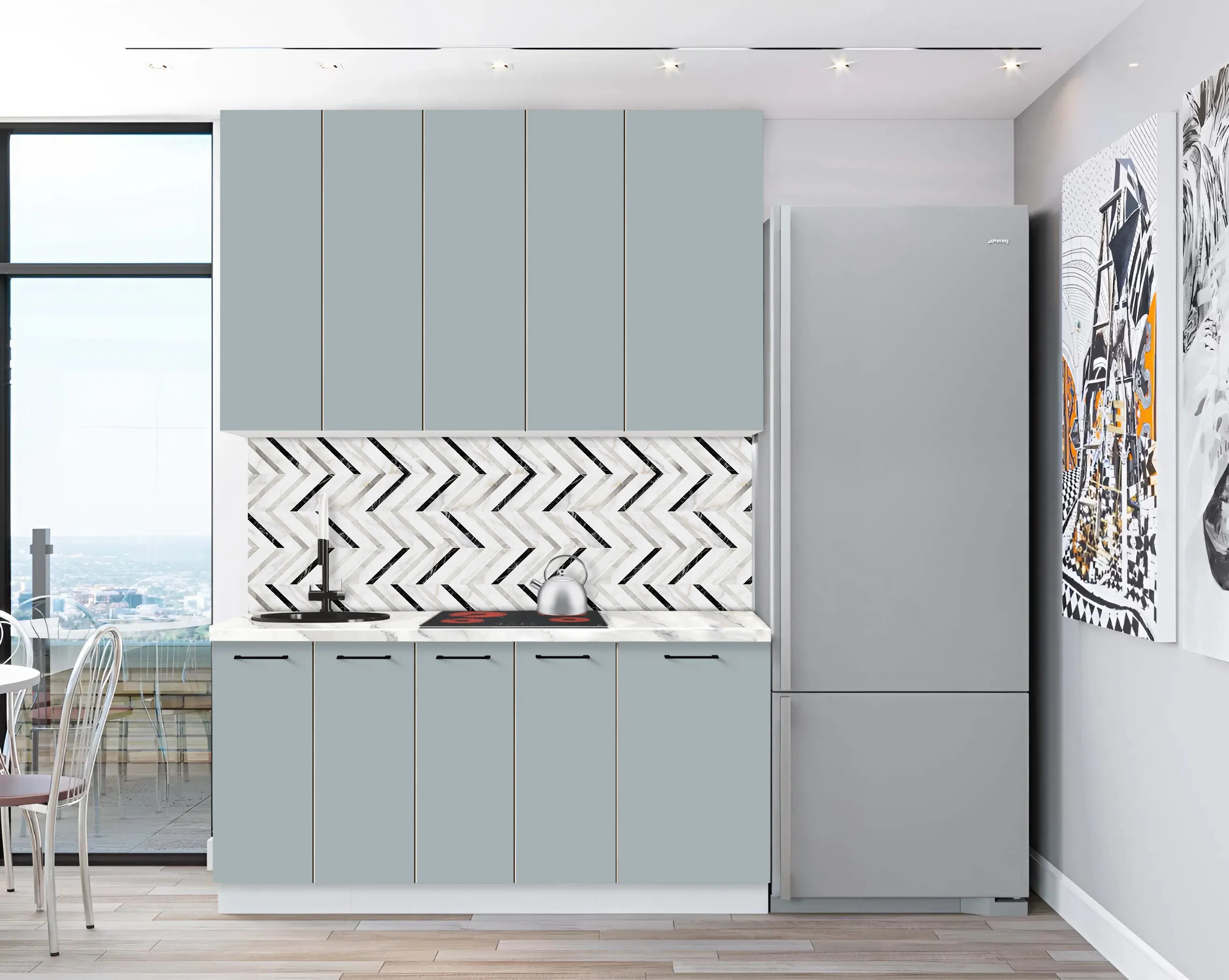 Bucatarie modulara Modern Bono 5 H110 1.6m