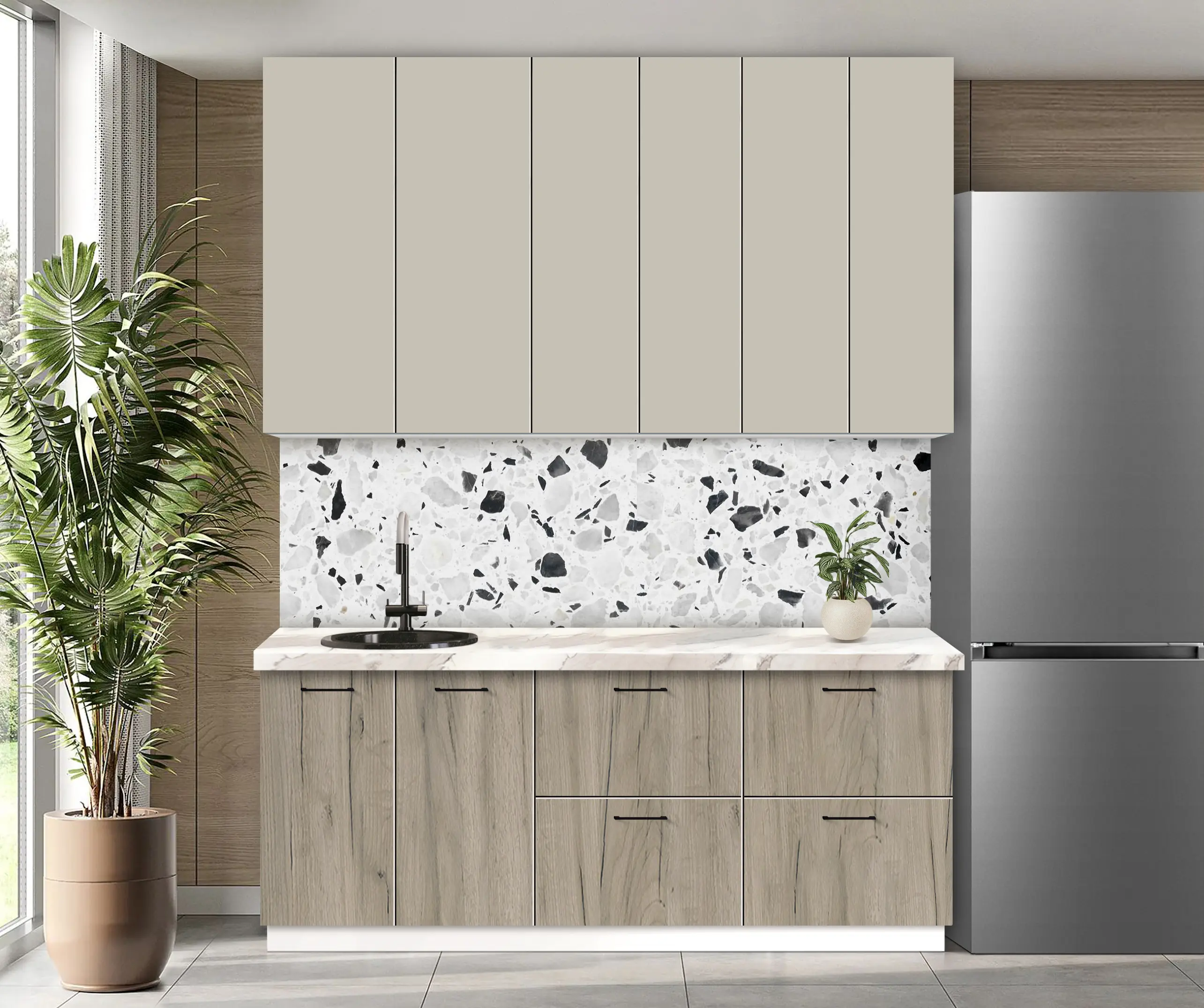 Bucatarie modulara Modern Bono 5 H110 2.0m