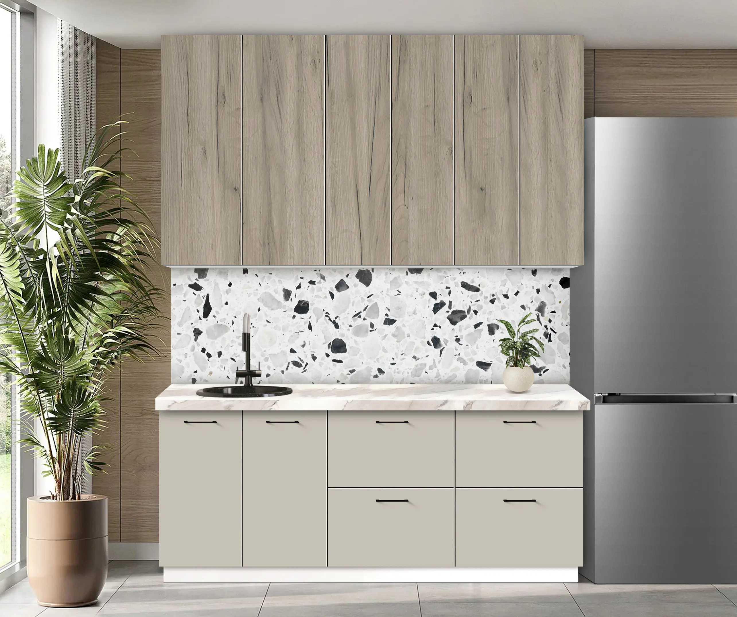 Bucatarie modulara Modern Bono 5 H110 2.0m