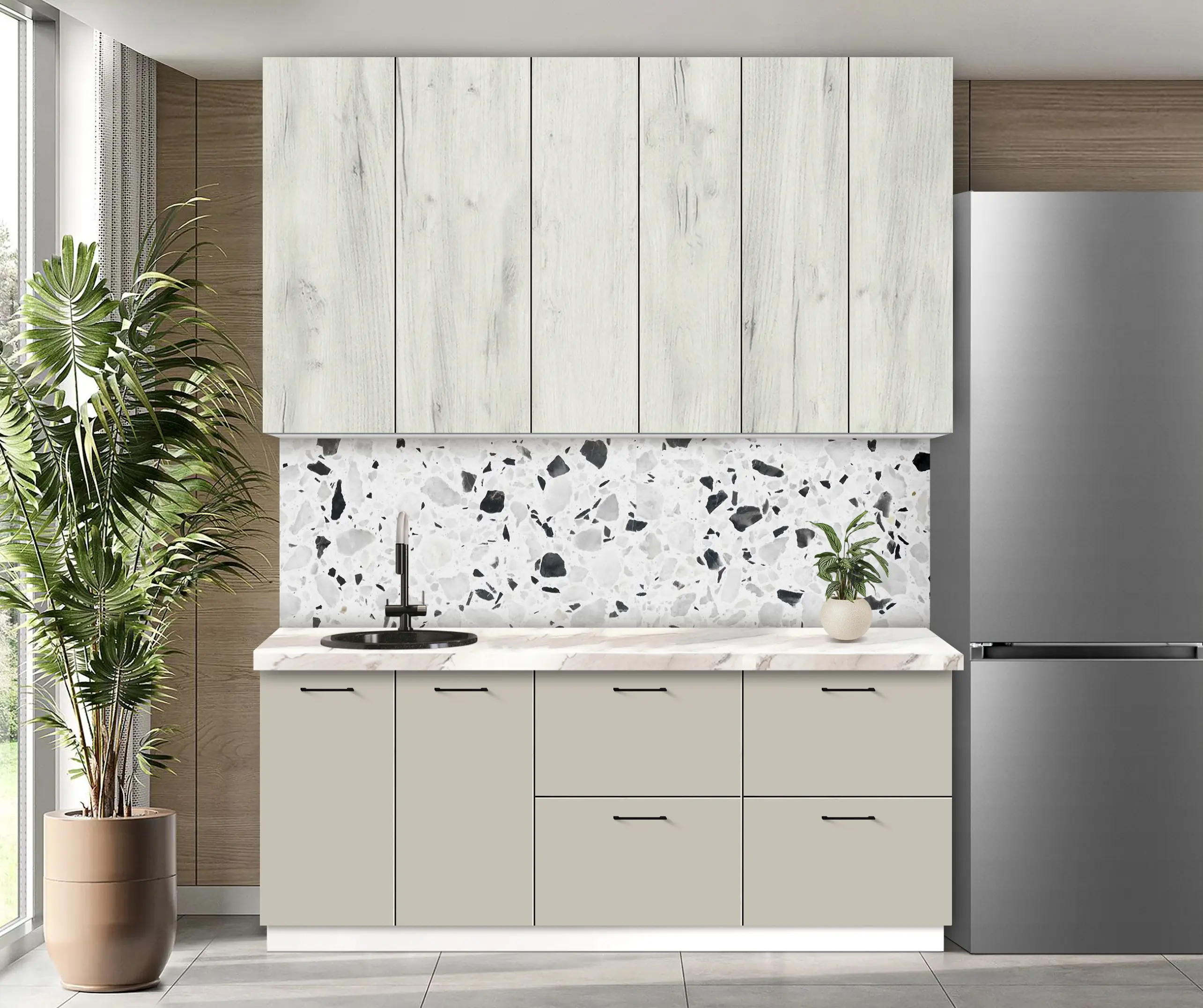 Bucatarie modulara Modern Bono 5 H110 2.0m